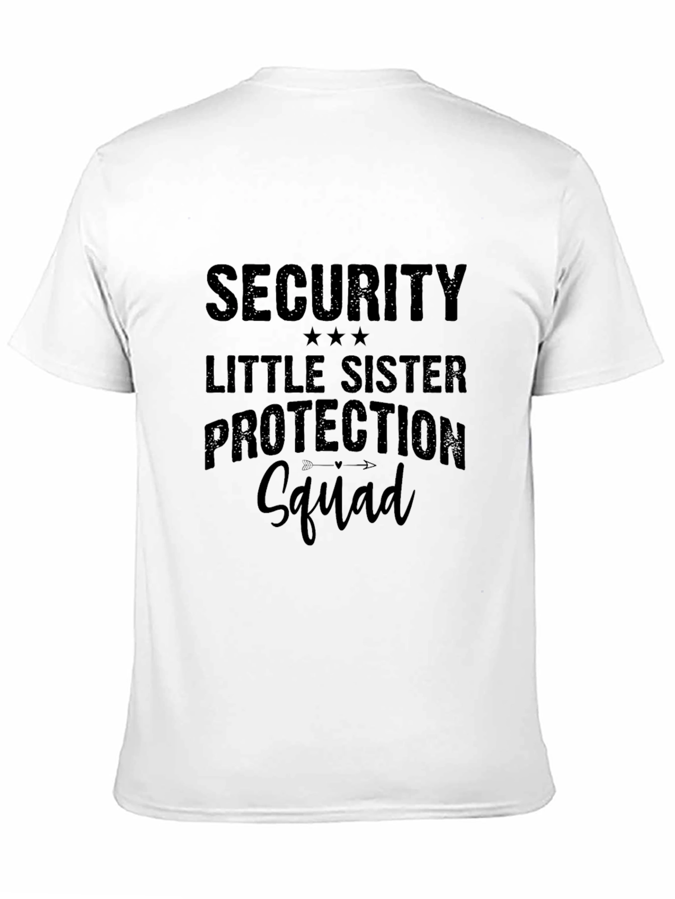 Security Little Sister Protection Squad T-Shirt