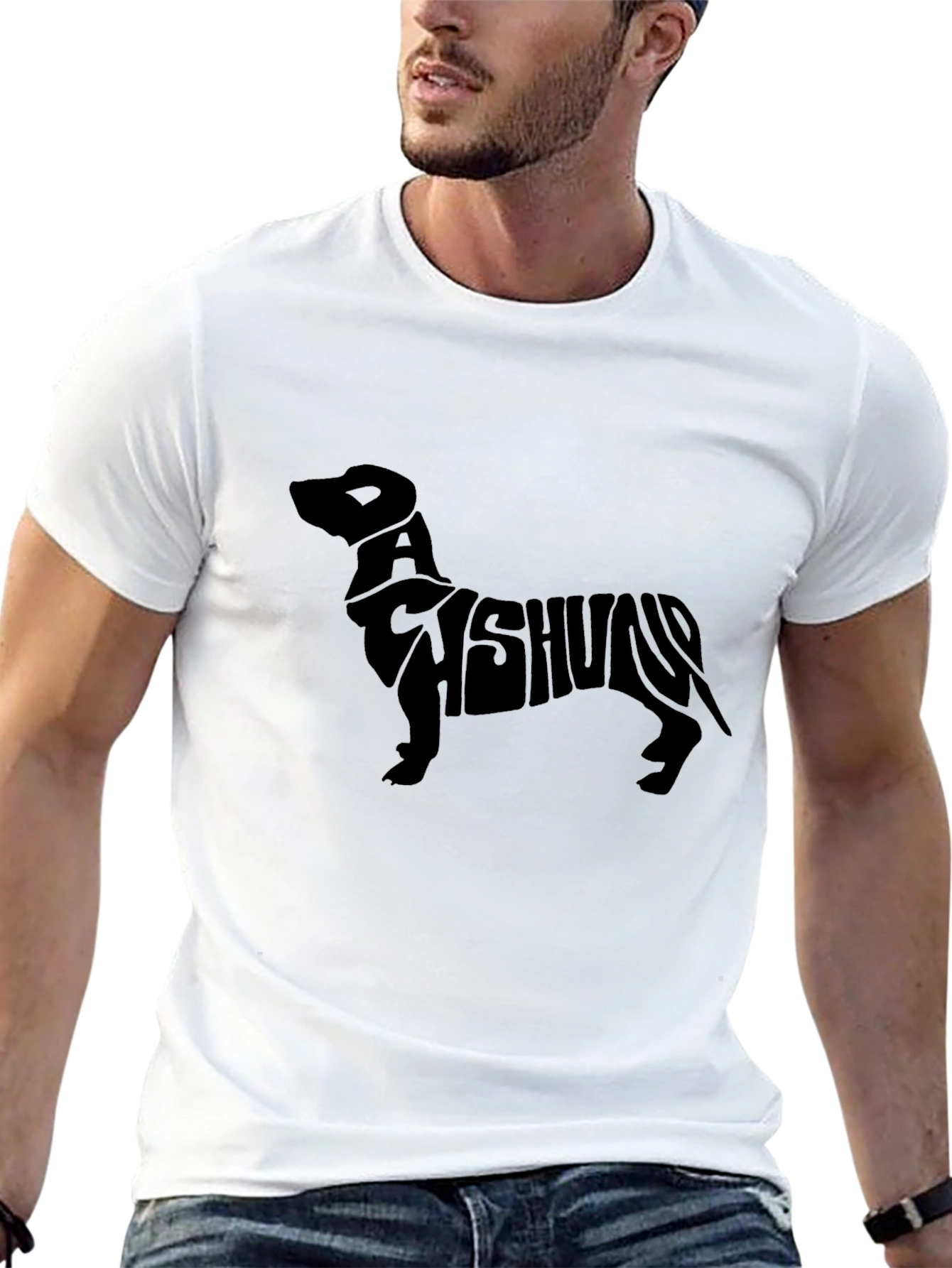 Dachshund Dog Breed Graphic Print Tee