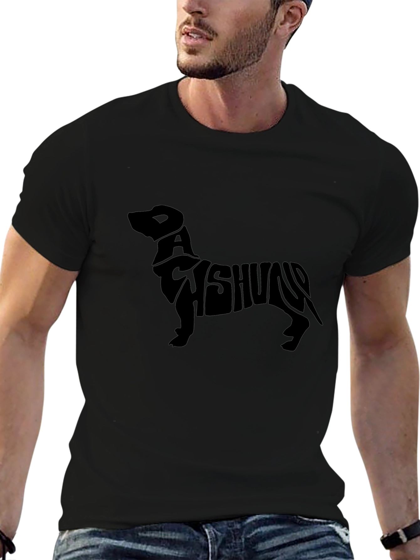 Dachshund Dog Breed Graphic Print Tee