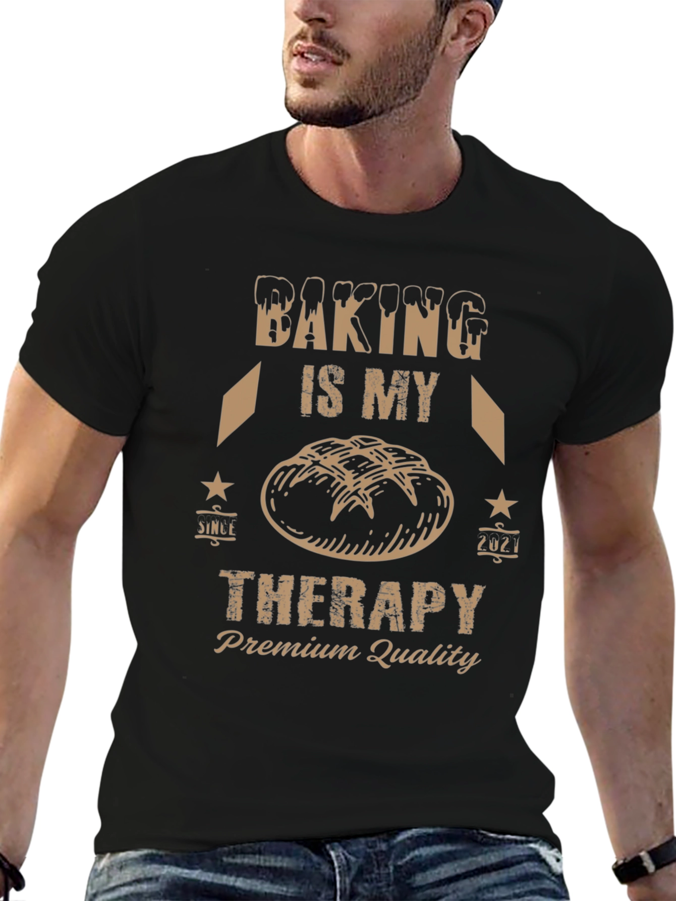 Baking is My Therapy Graphic T-Shirt