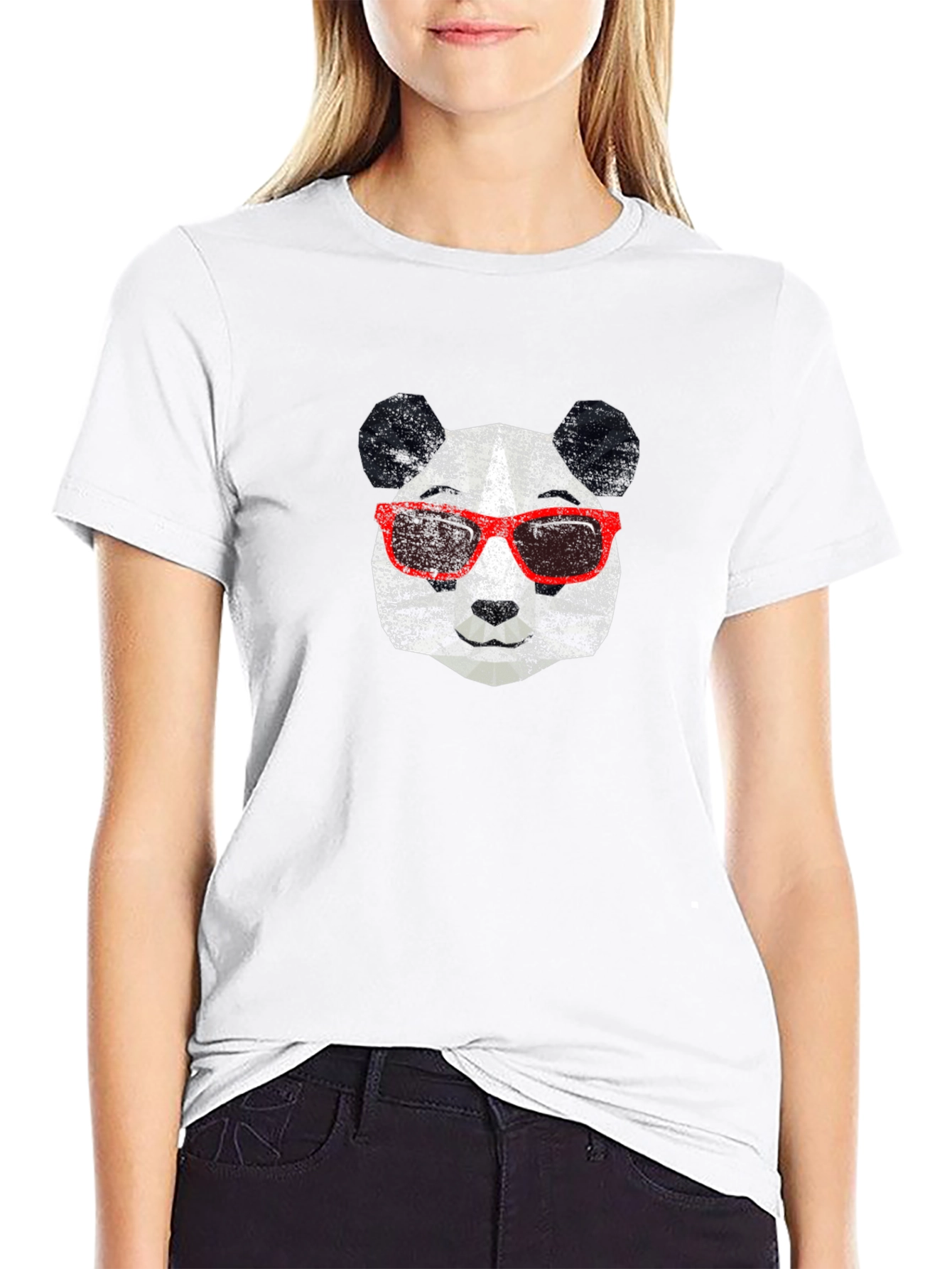 Panda with Sunglasses Graphic T-Shirt