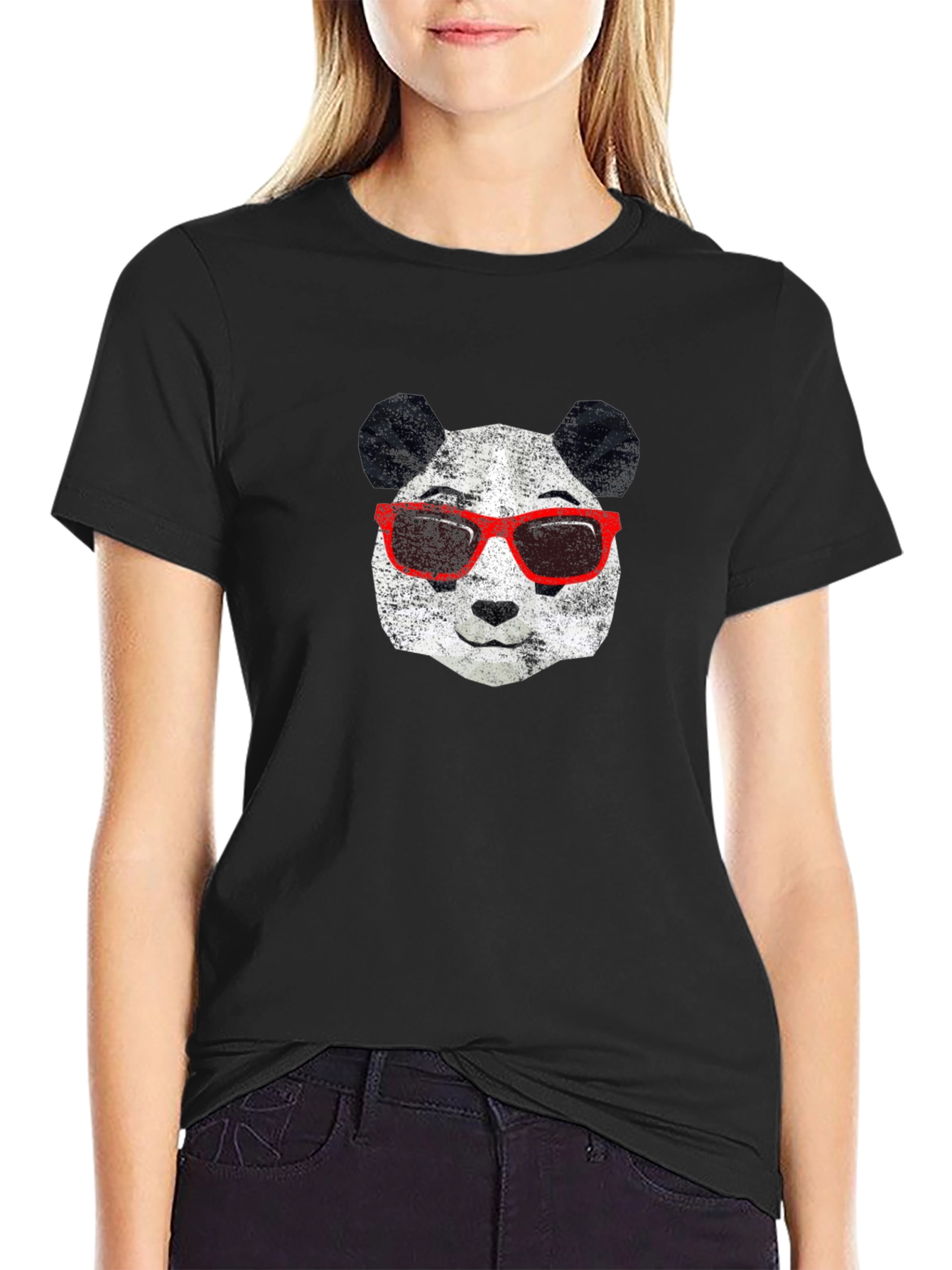 Panda with Sunglasses Graphic T-Shirt