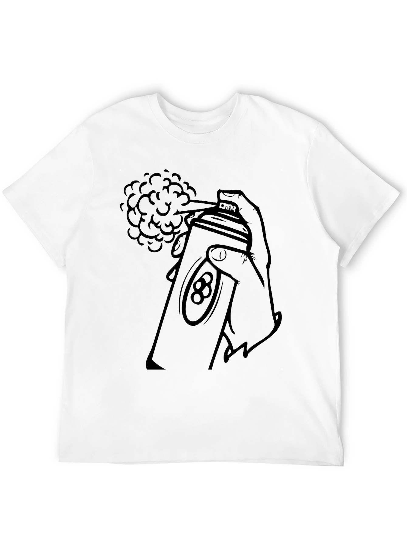 Spray Paint Graphic T-Shirt