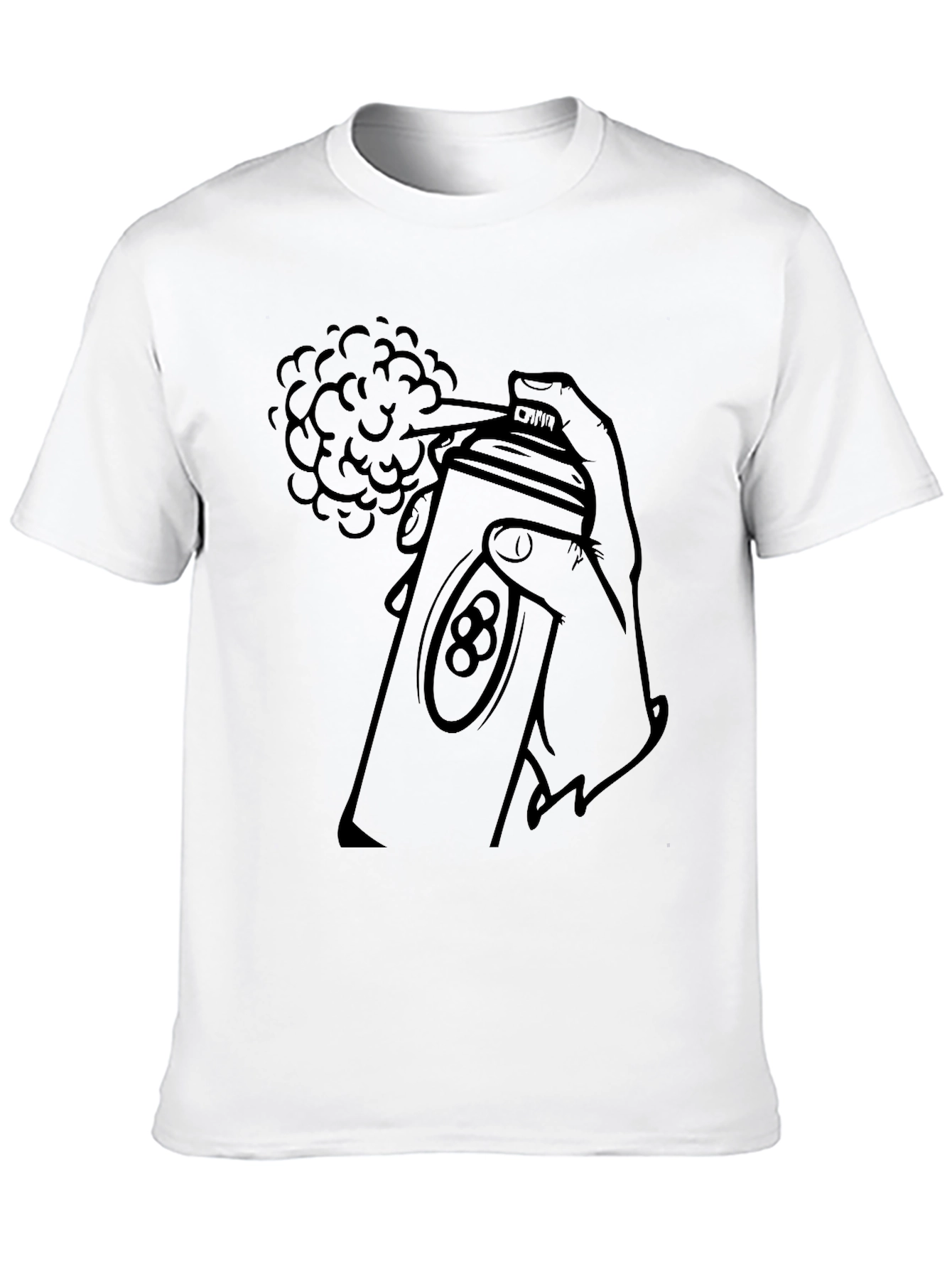 Spray Paint Graphic T-Shirt