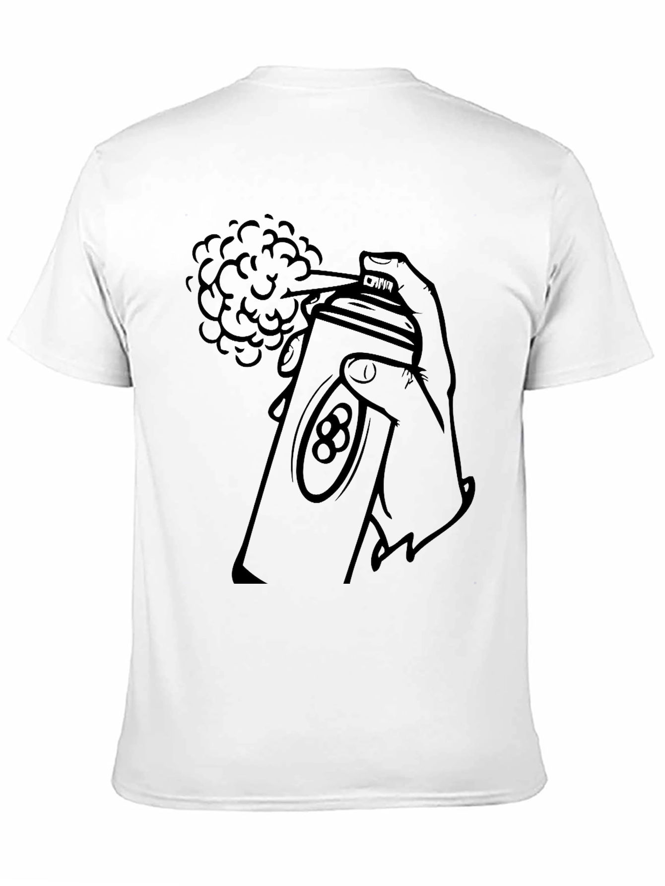 Spray Paint Graphic T-Shirt