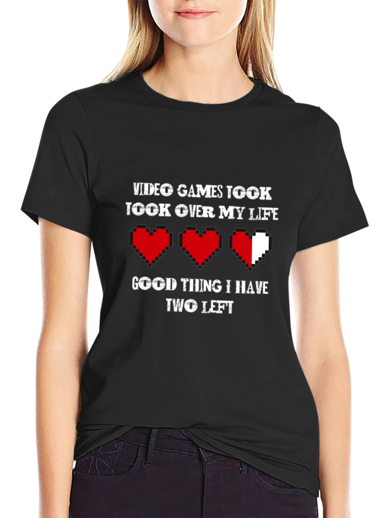 Video Games Took Over My Life Funny Gamer T-Shirt