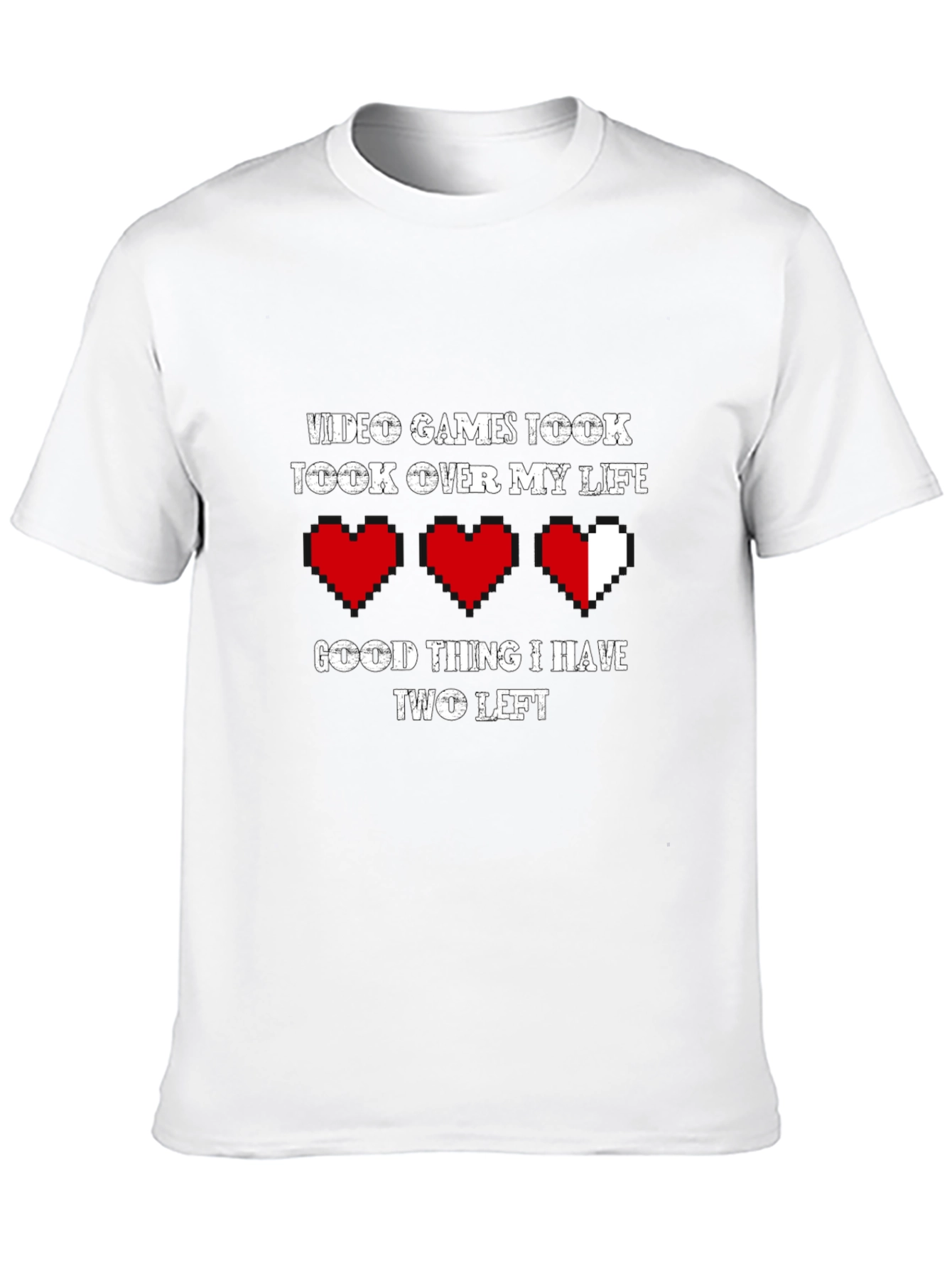 Video Games Took Over My Life Funny Gamer T-Shirt