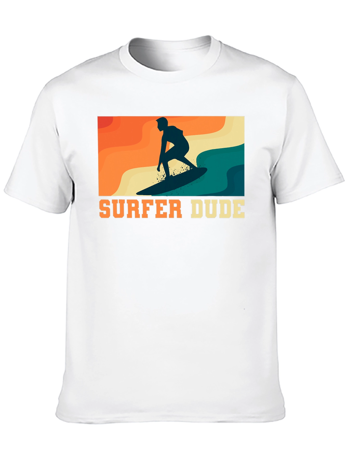 Surfer Dude Graphic Tee - Retro Style