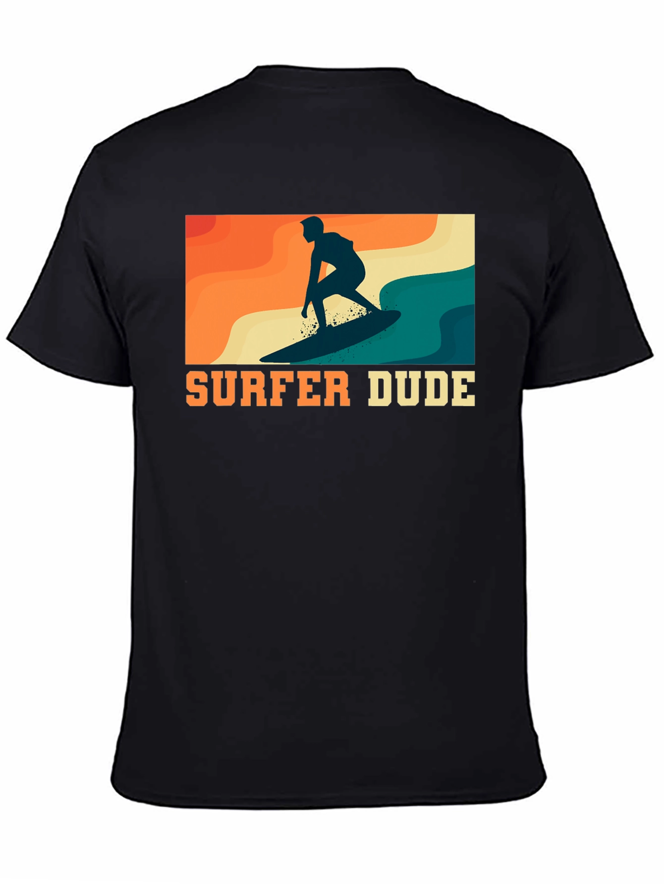 Surfer Dude Graphic Tee - Retro Style