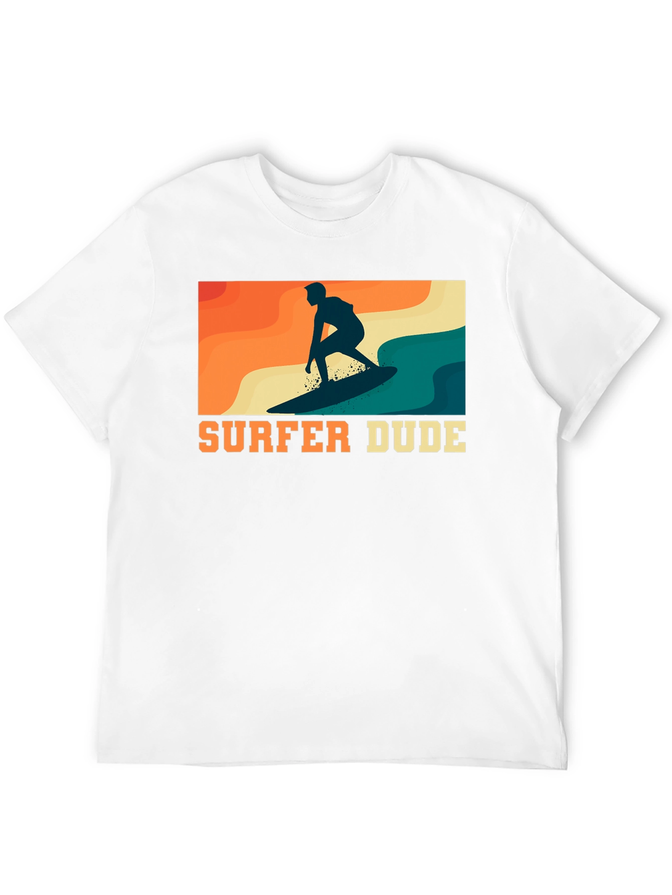 Surfer Dude Graphic Tee - Retro Style