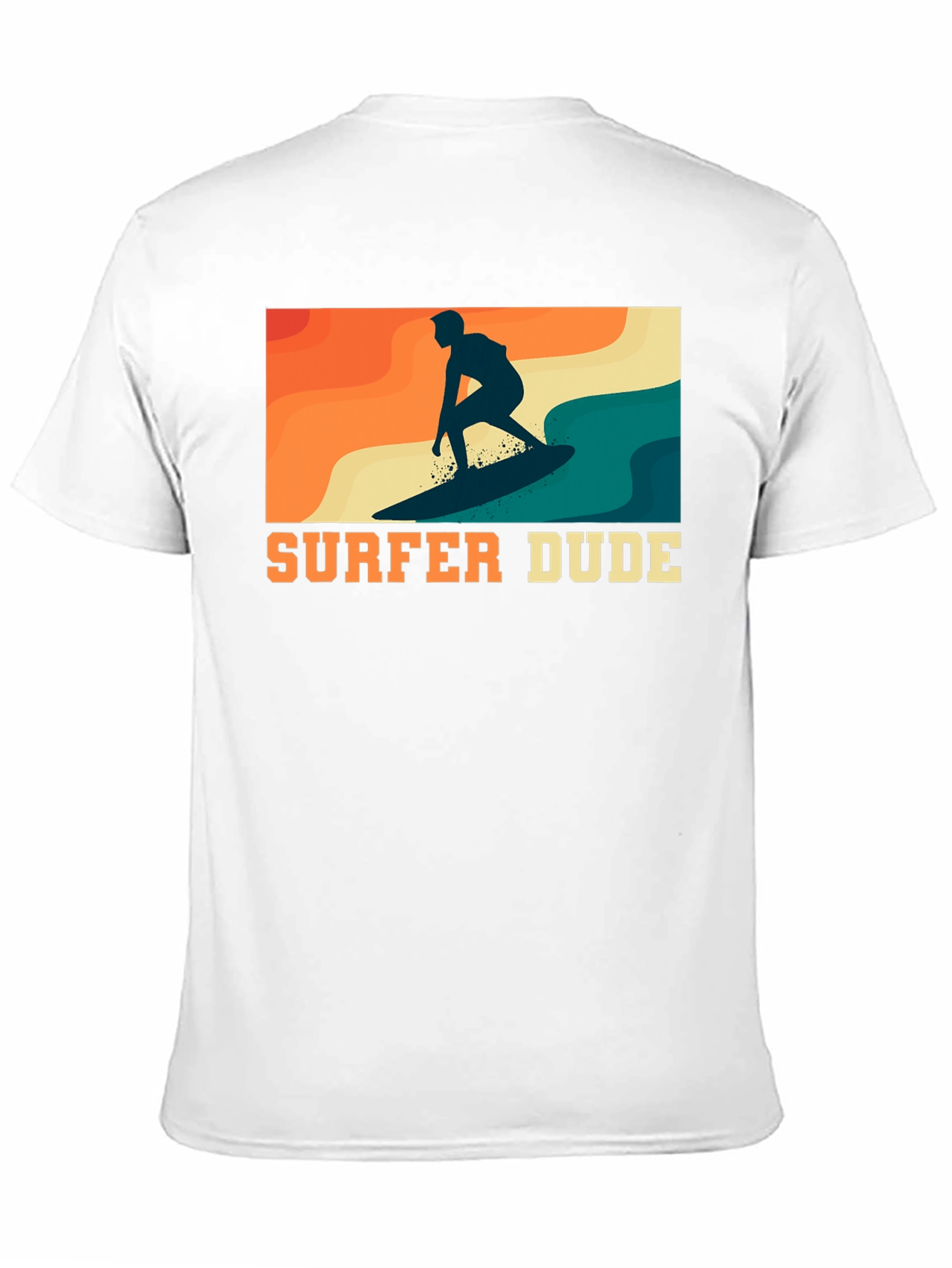 Surfer Dude Graphic Tee - Retro Style