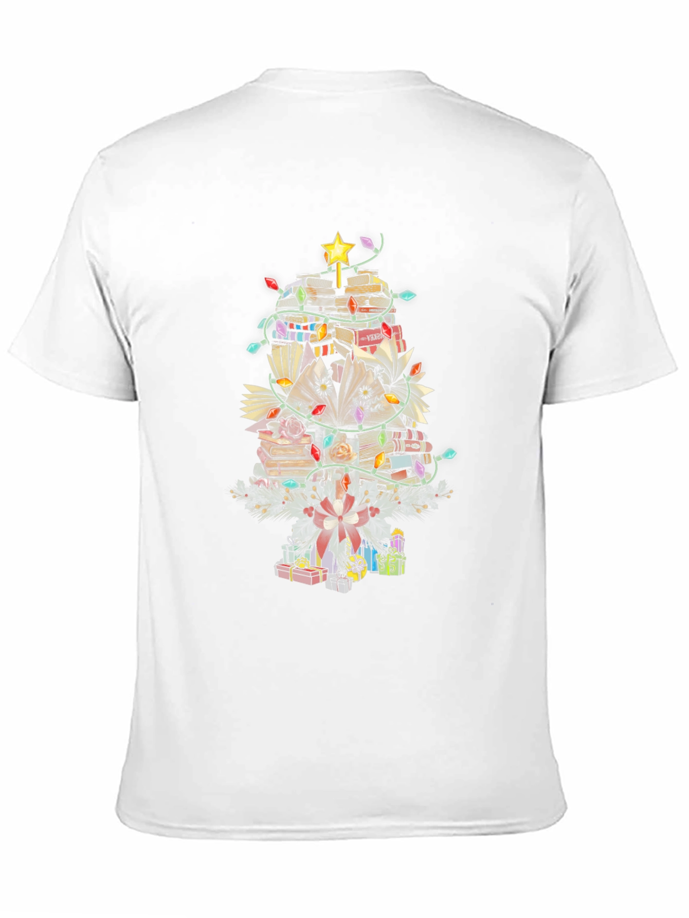 Book Christmas Tree T-Shirt