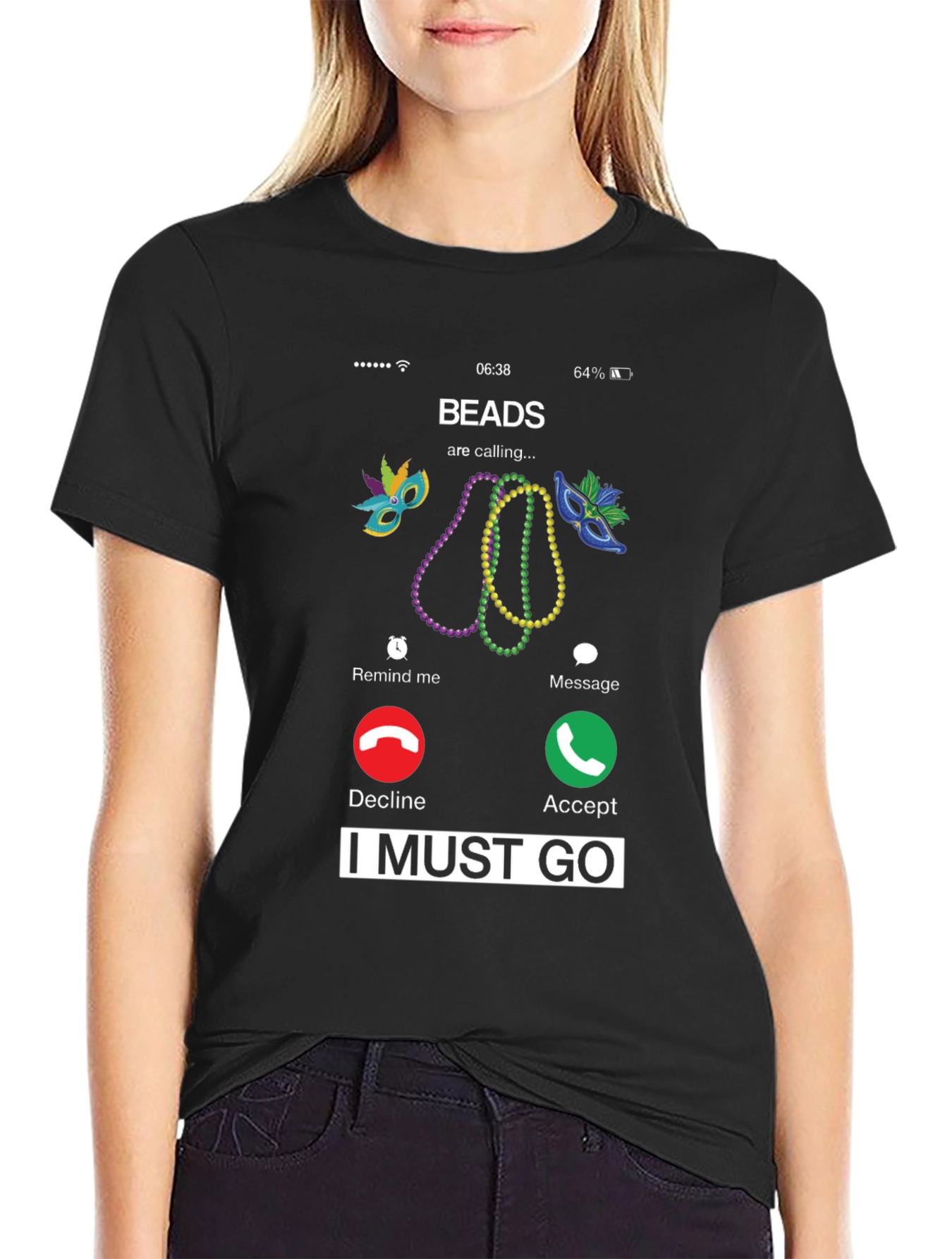 Beads Are Calling Mardi Gras T-Shirt