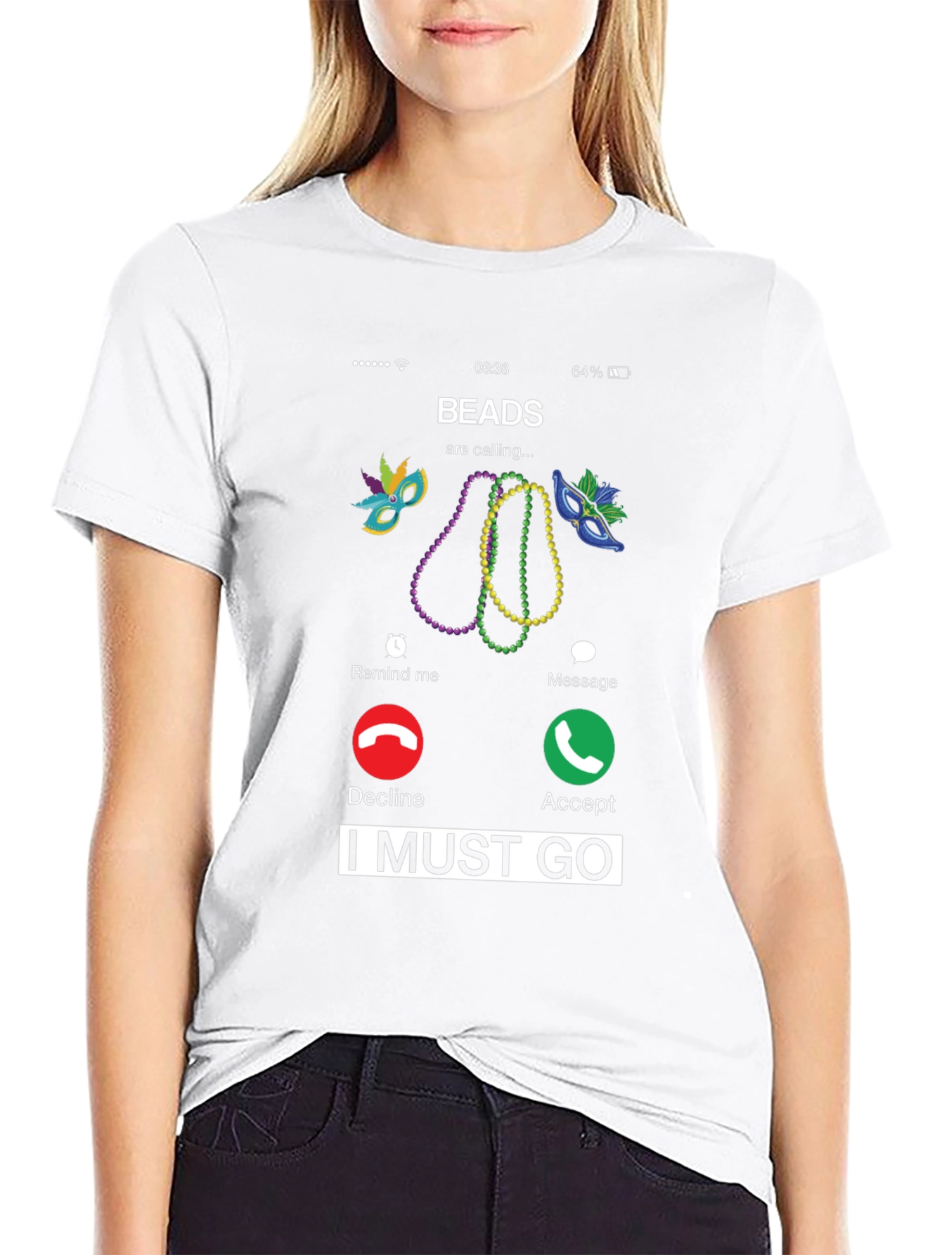 Beads Are Calling Mardi Gras T-Shirt