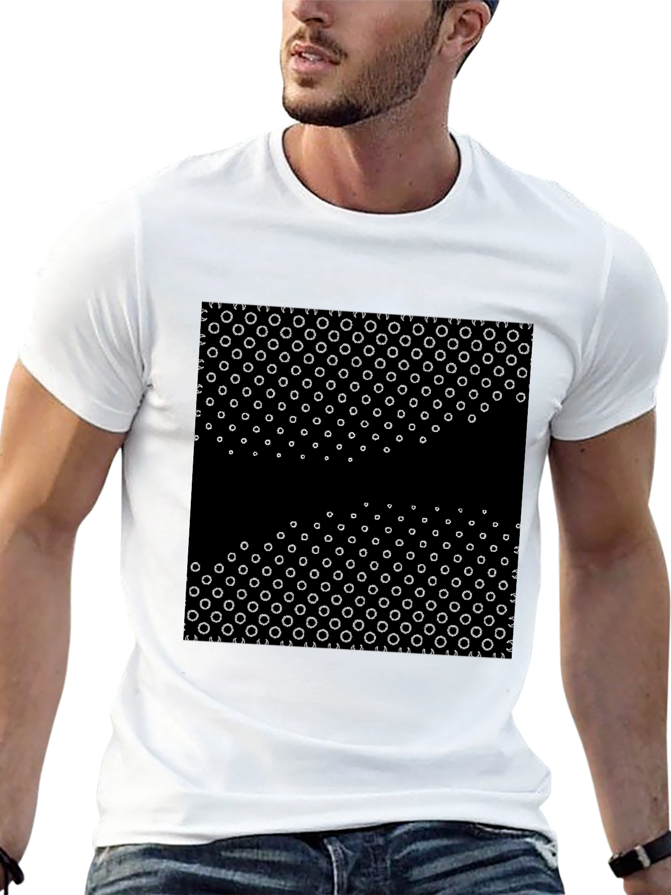 Abstract Circle Pattern Tee