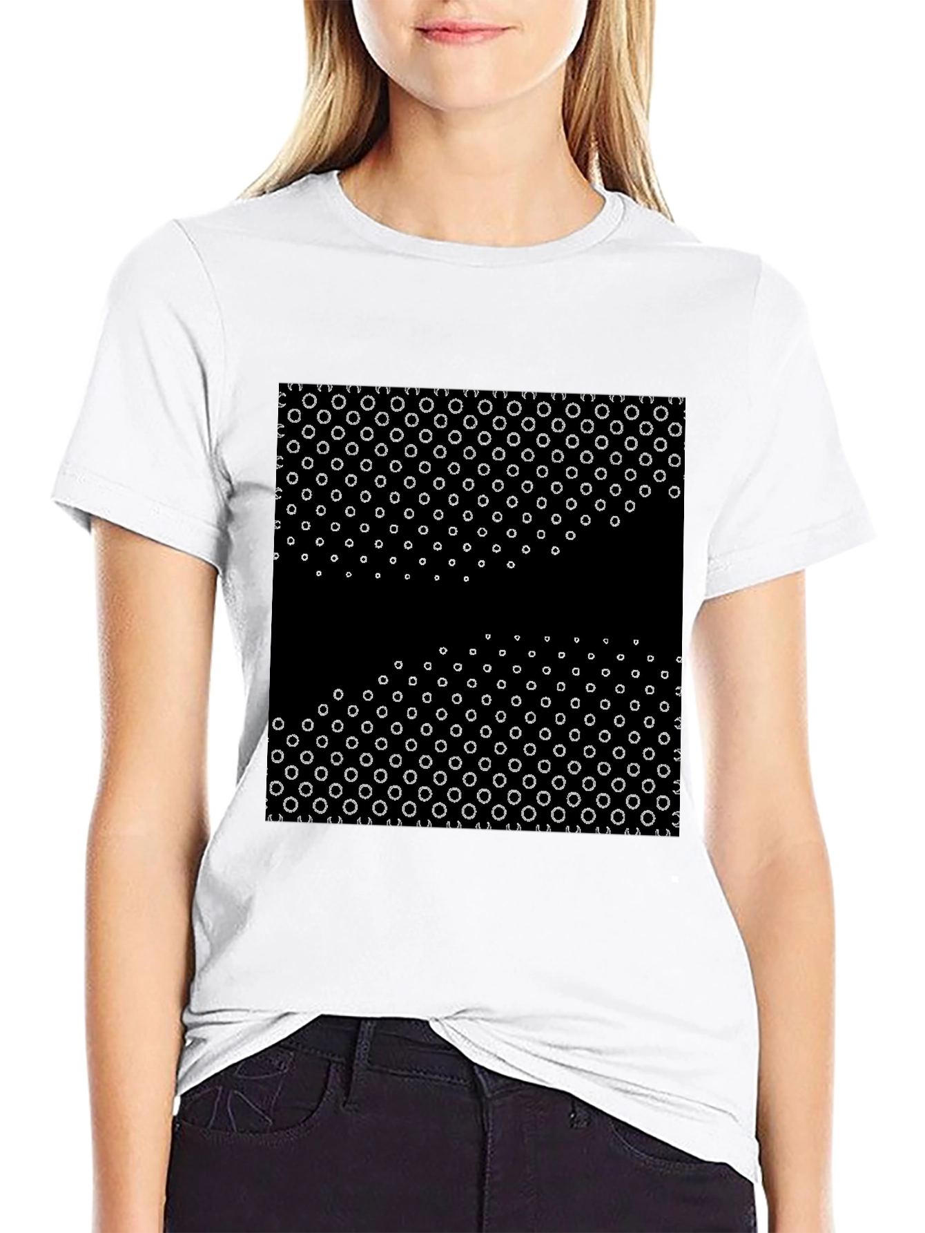 Abstract Circle Pattern Tee