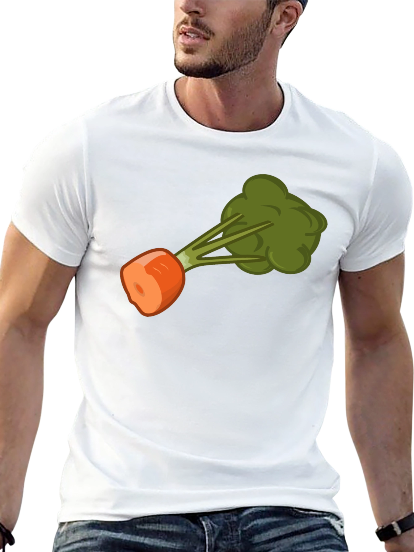 Funny Carrot Fart T-Shirt - Adult Humor Tee