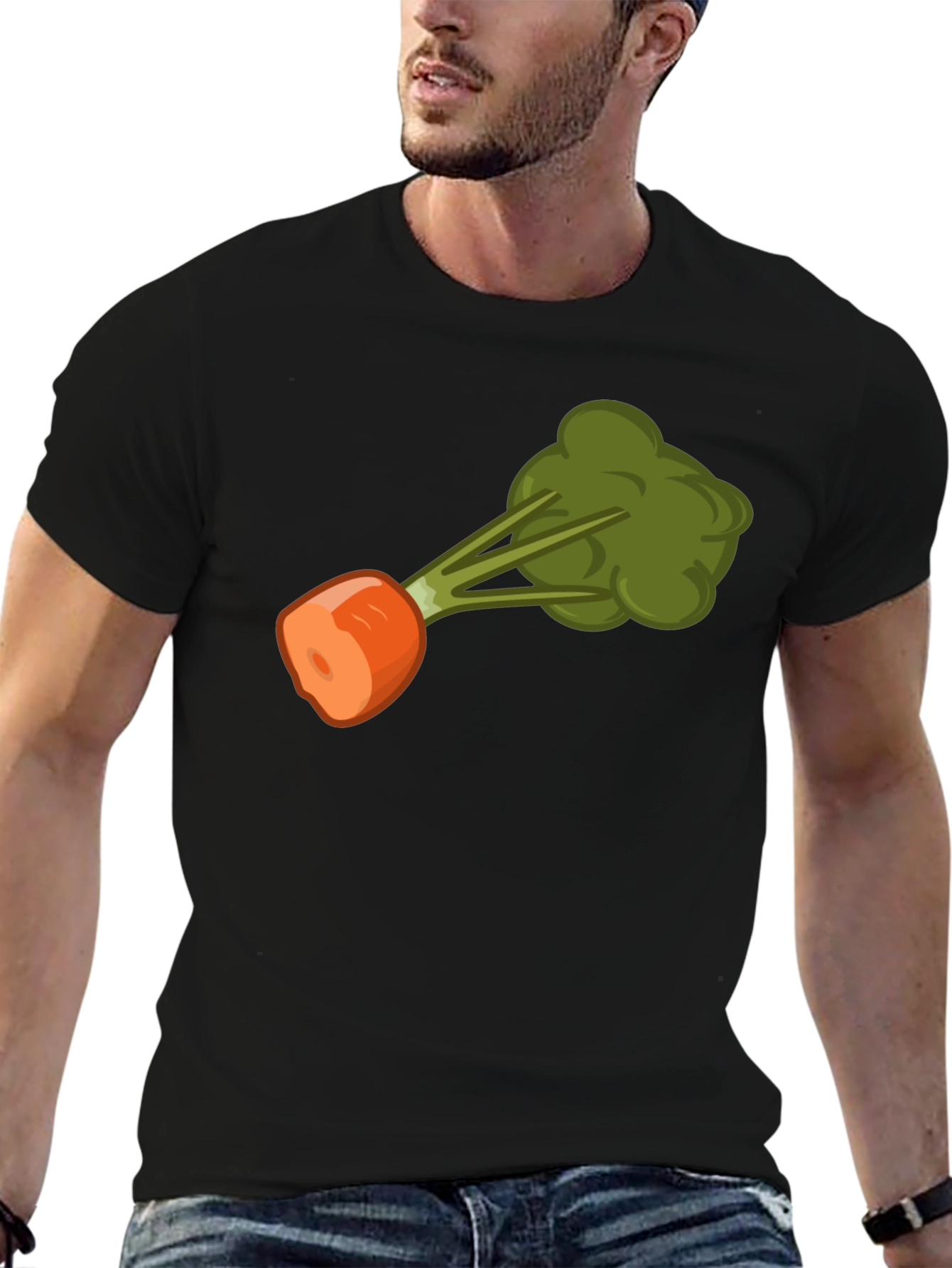 Funny Carrot Fart T-Shirt - Adult Humor Tee
