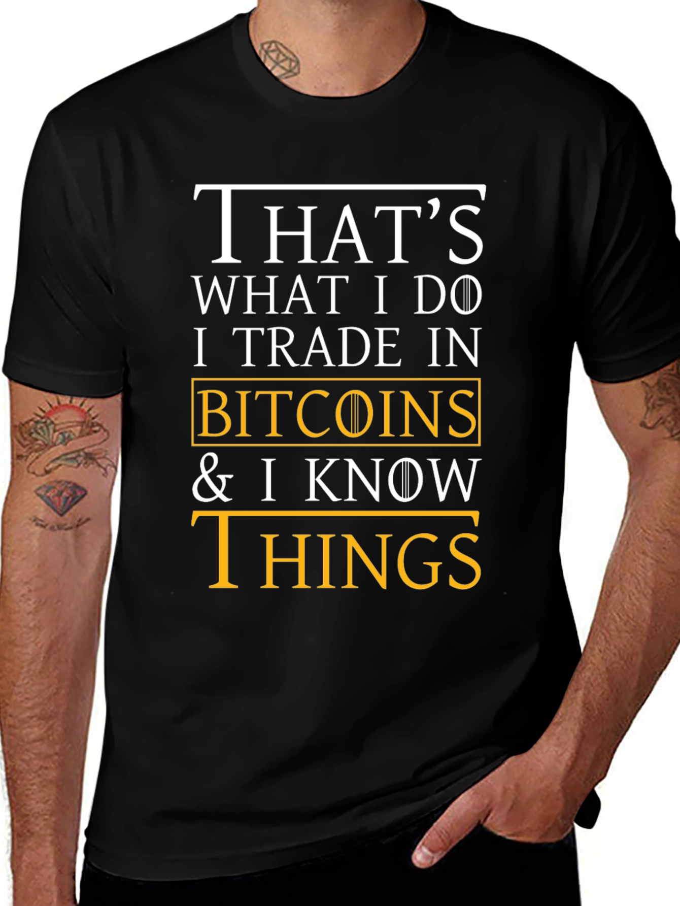 Bitcoin Trader Novelty T-Shirt