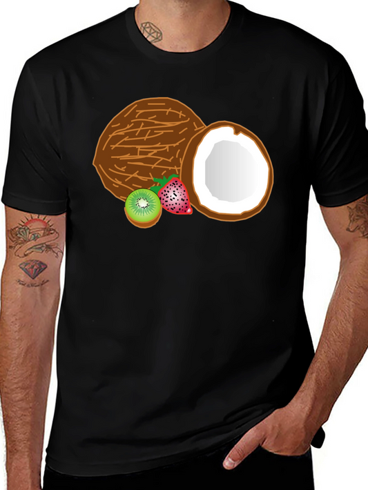 Tropical Fruits Graphic T-Shirt