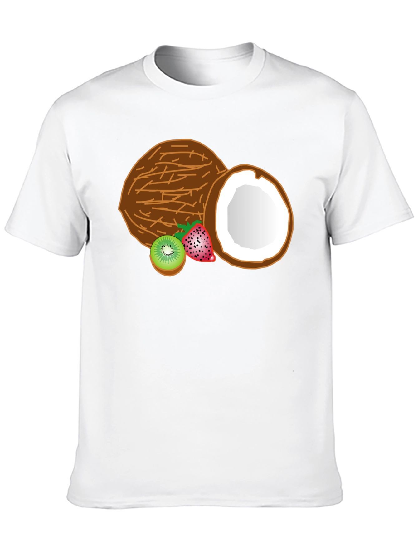 Tropical Fruits Graphic T-Shirt