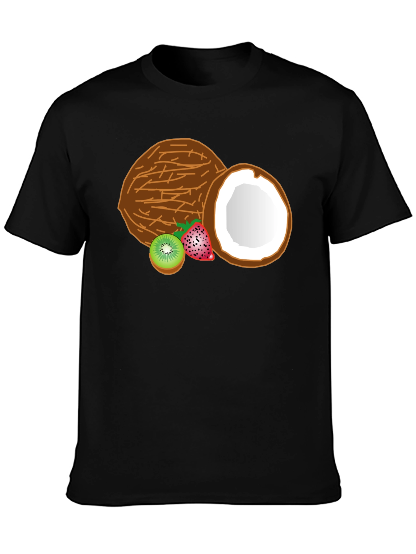 Tropical Fruits Graphic T-Shirt