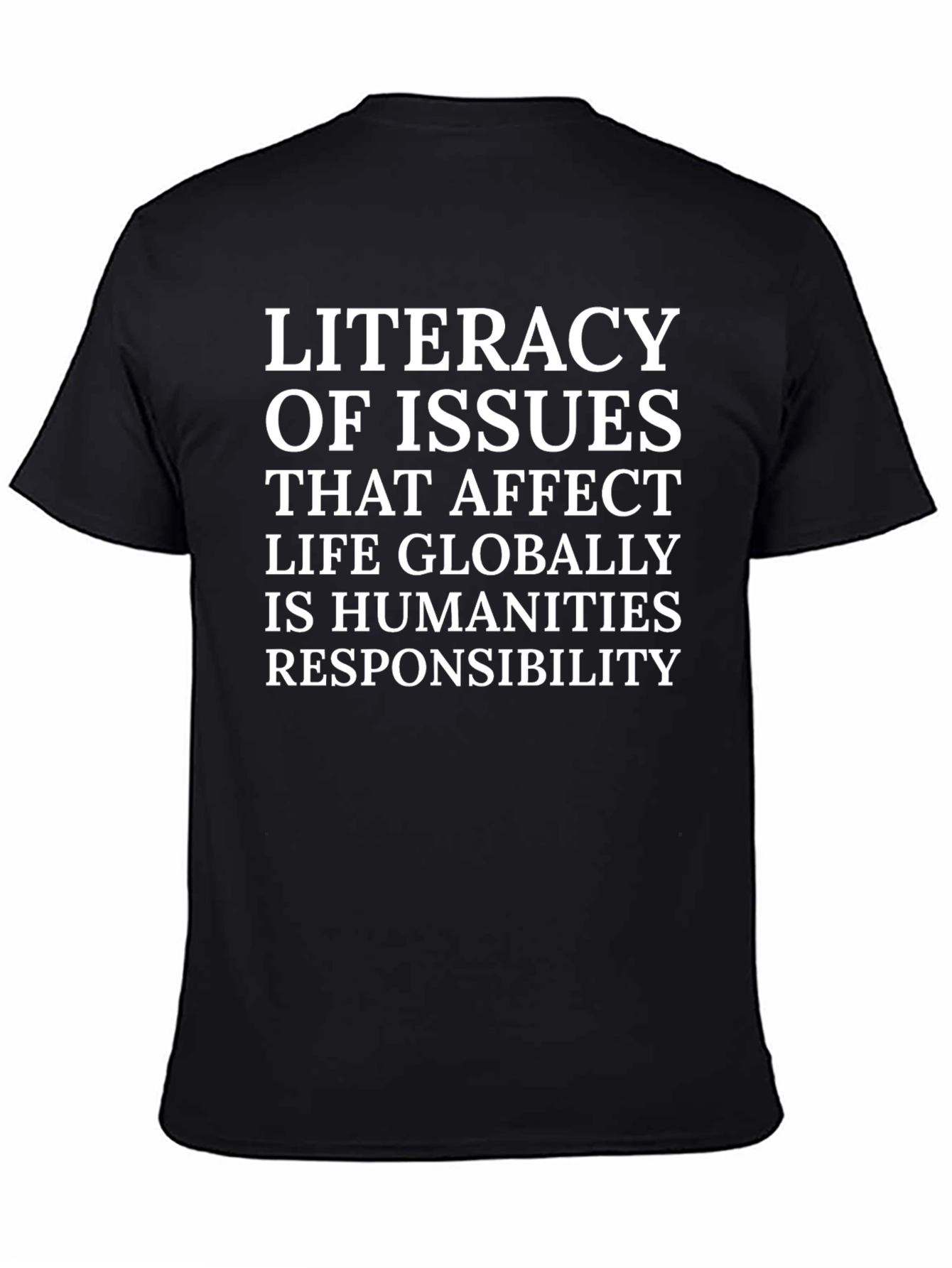 Literacy of Issues T-Shirt - Global Awareness Tee