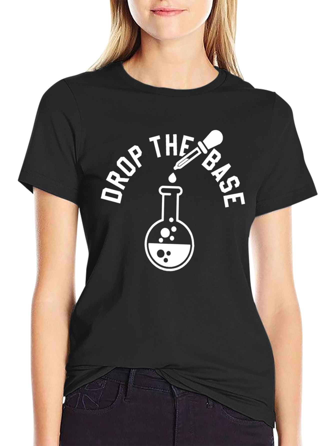 Drop The Base Graphic T-Shirt - Trendy Music Tee