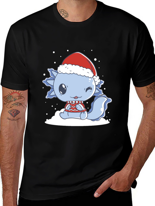 Cute Axolotl Christmas T-Shirt