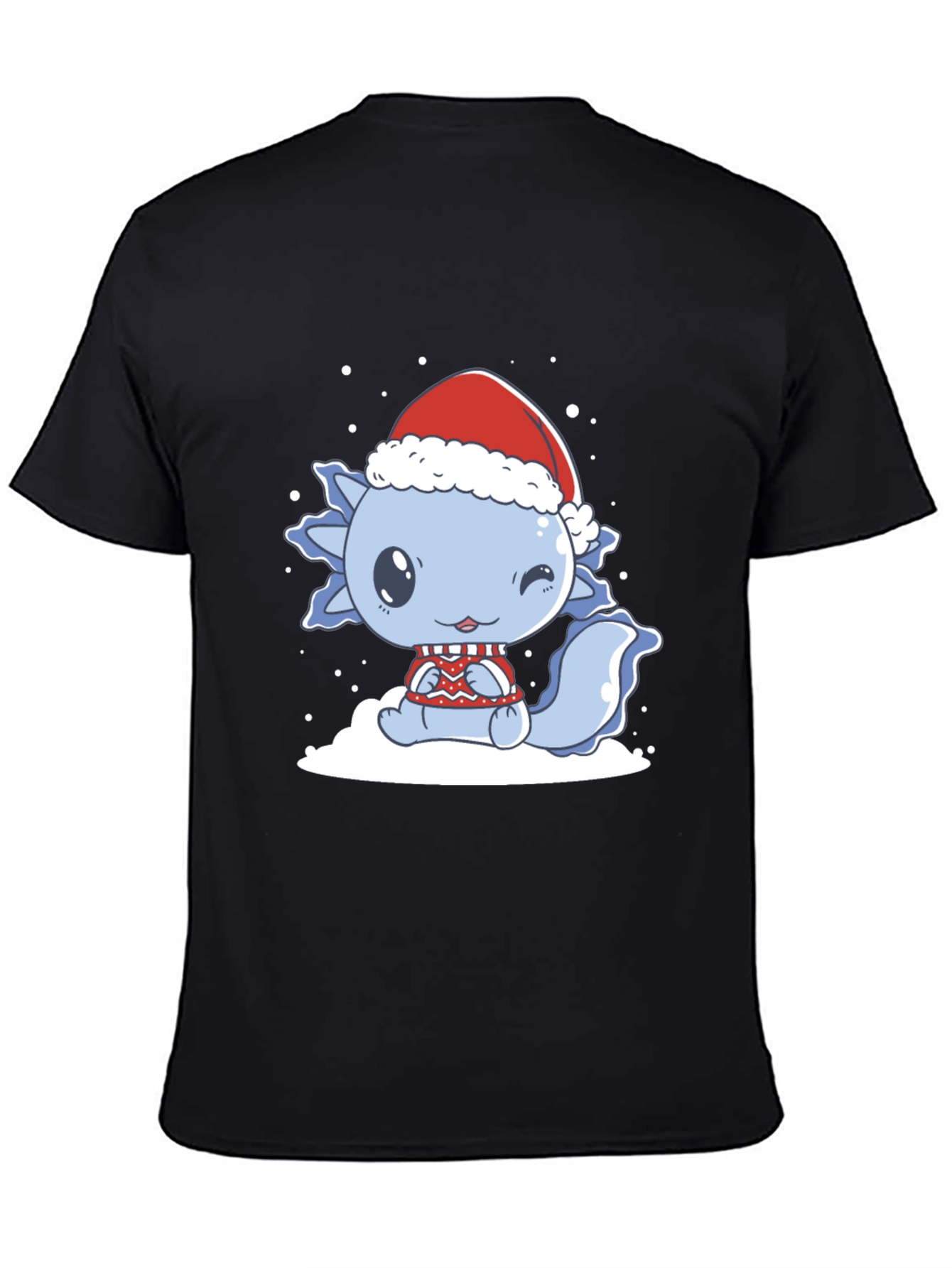 Cute Axolotl Christmas T-Shirt