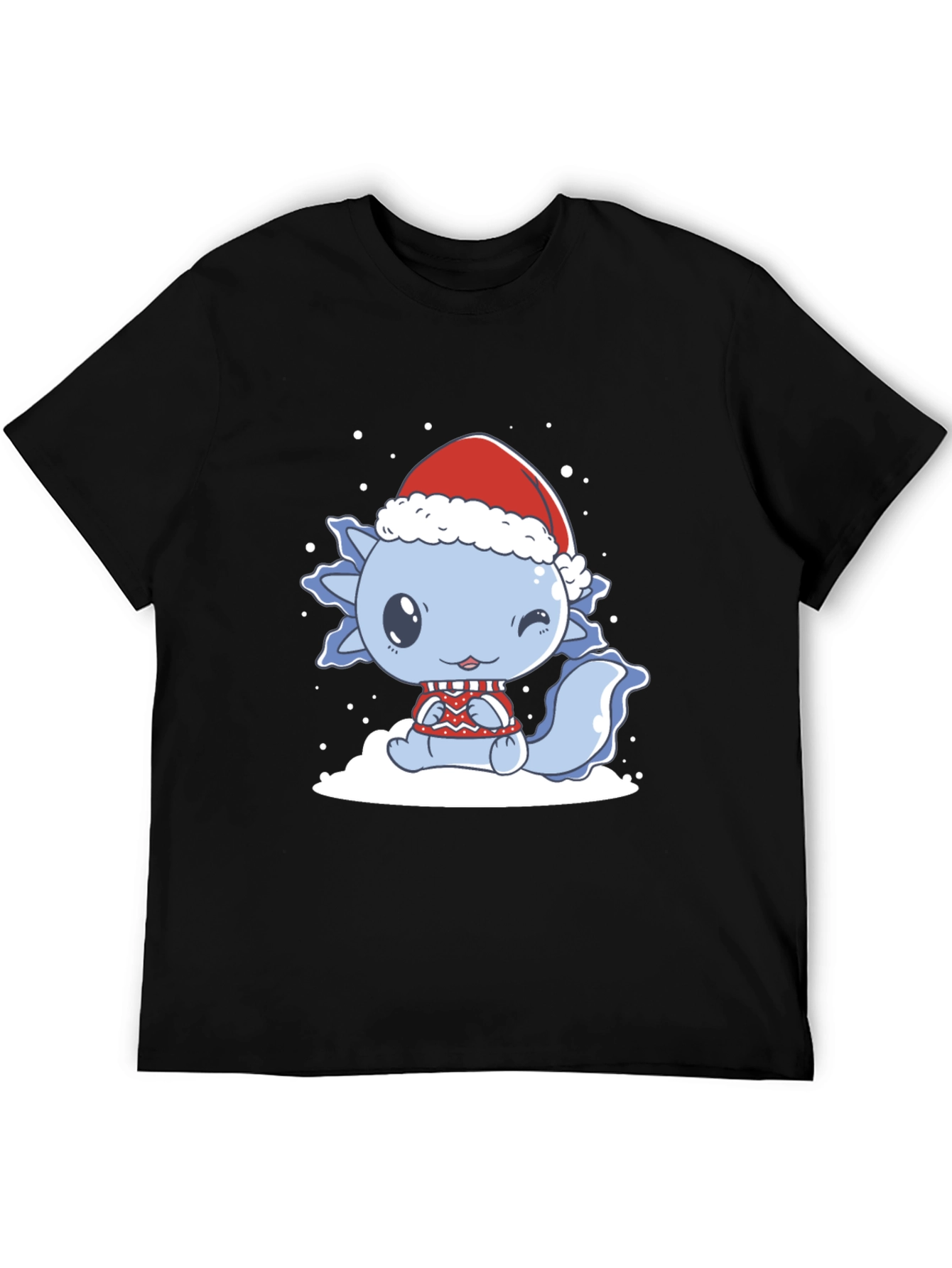 Cute Axolotl Christmas T-Shirt