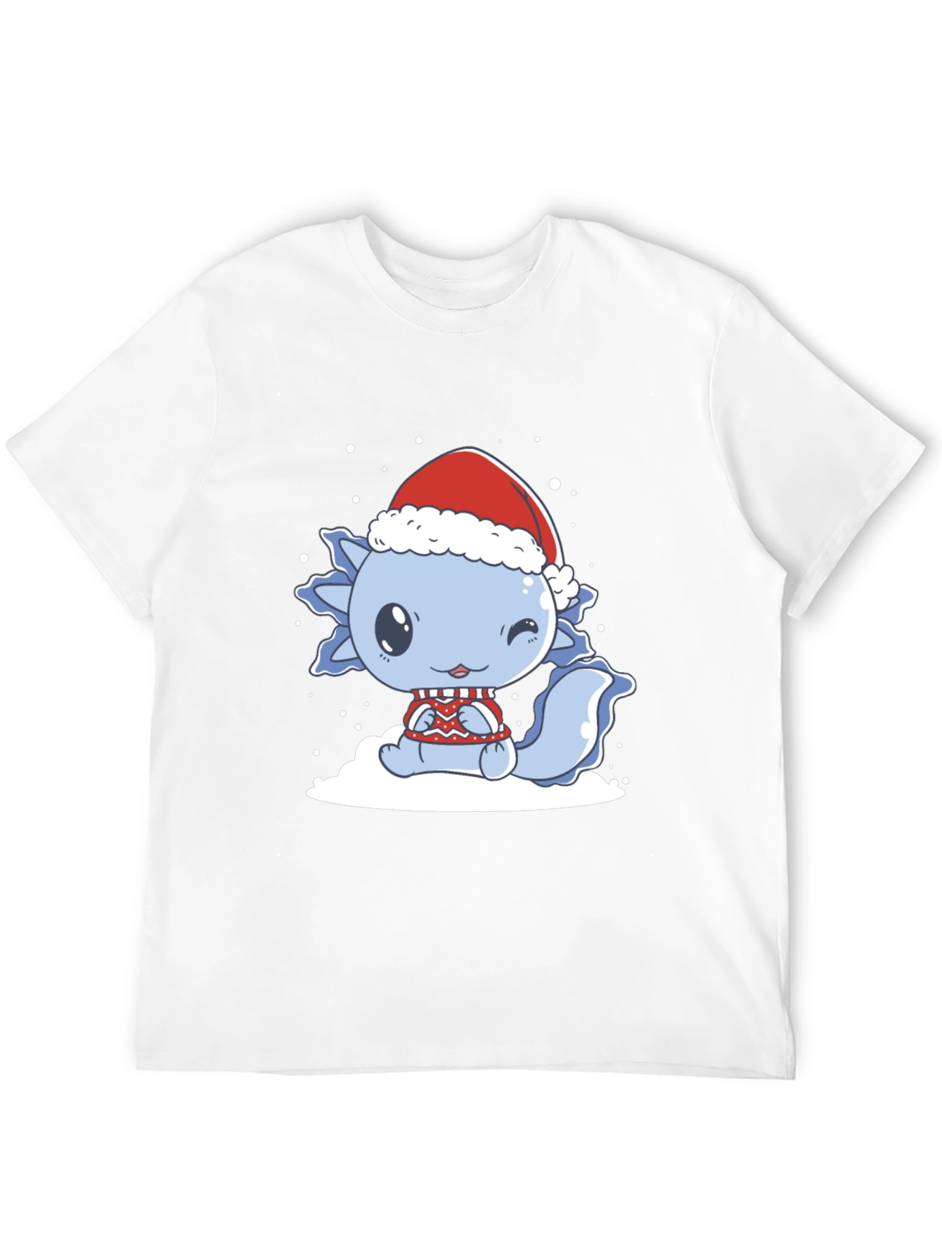 Cute Axolotl Christmas T-Shirt