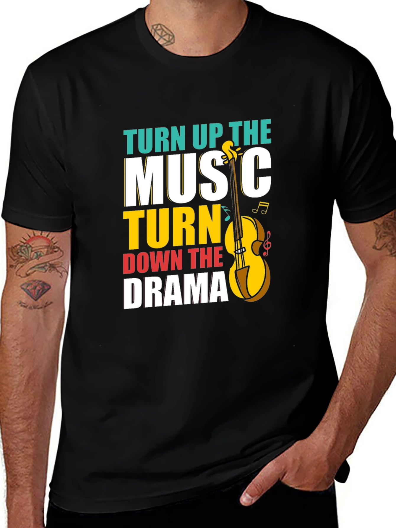 Turn Up the Music Graphic Tee