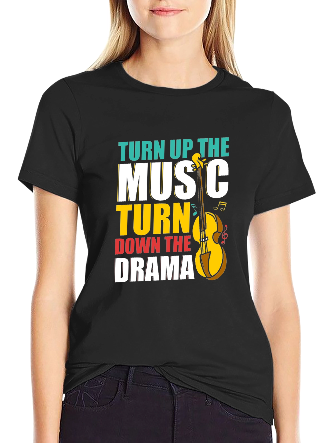 Turn Up the Music Graphic Tee