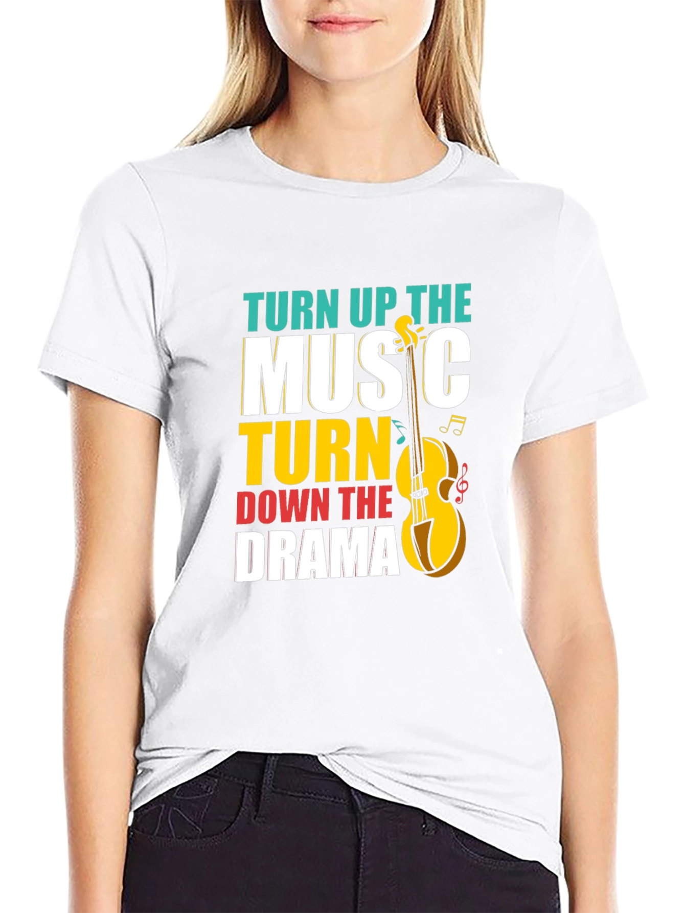 Turn Up the Music Graphic Tee