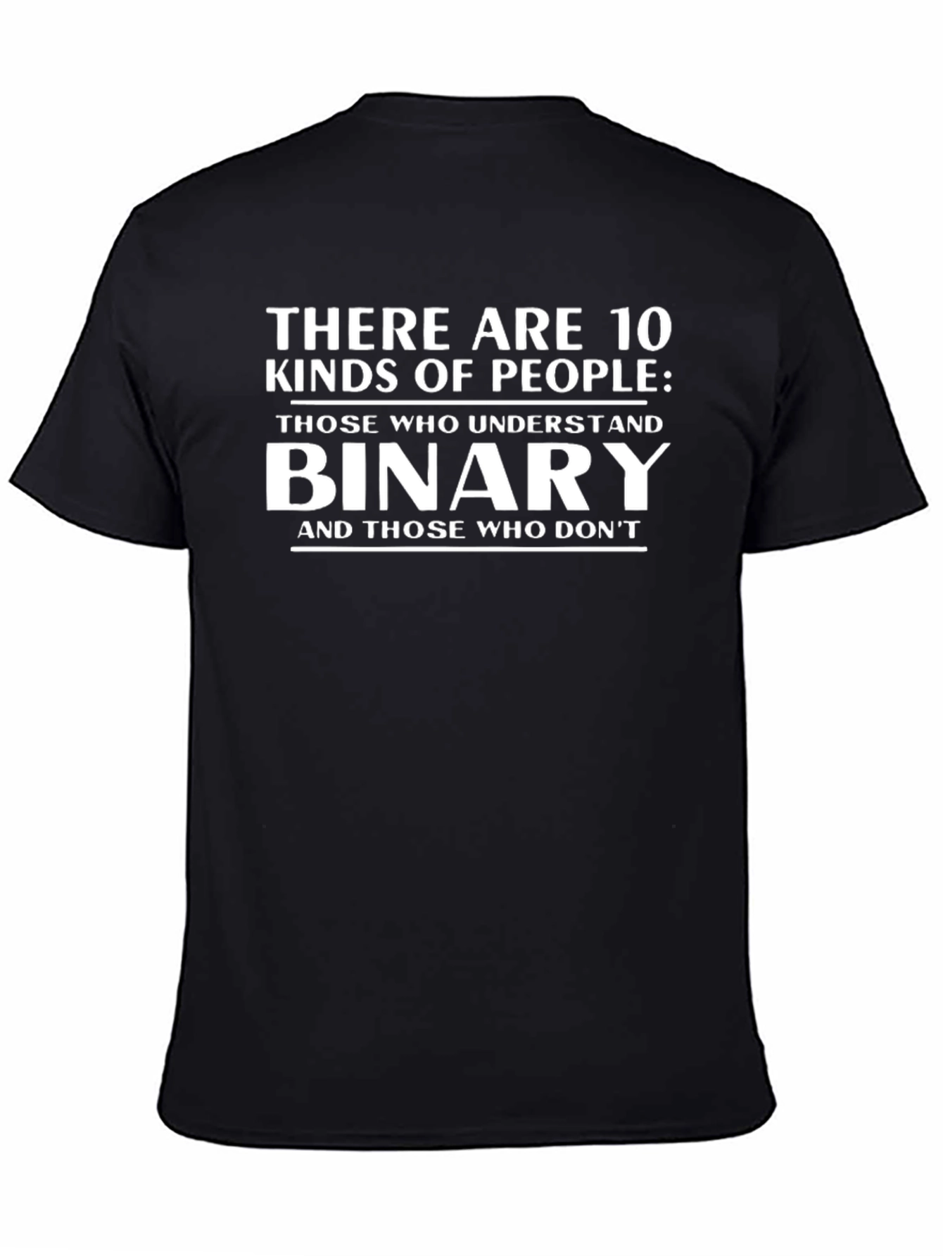 Binary Humor T-Shirt - Programmer Geek Tee