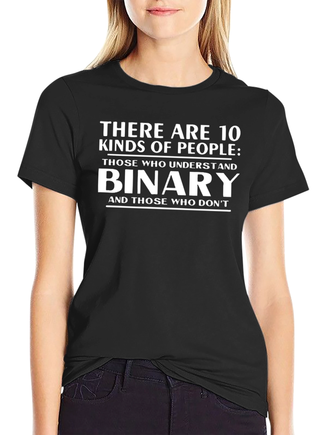 Binary Humor T-Shirt - Programmer Geek Tee