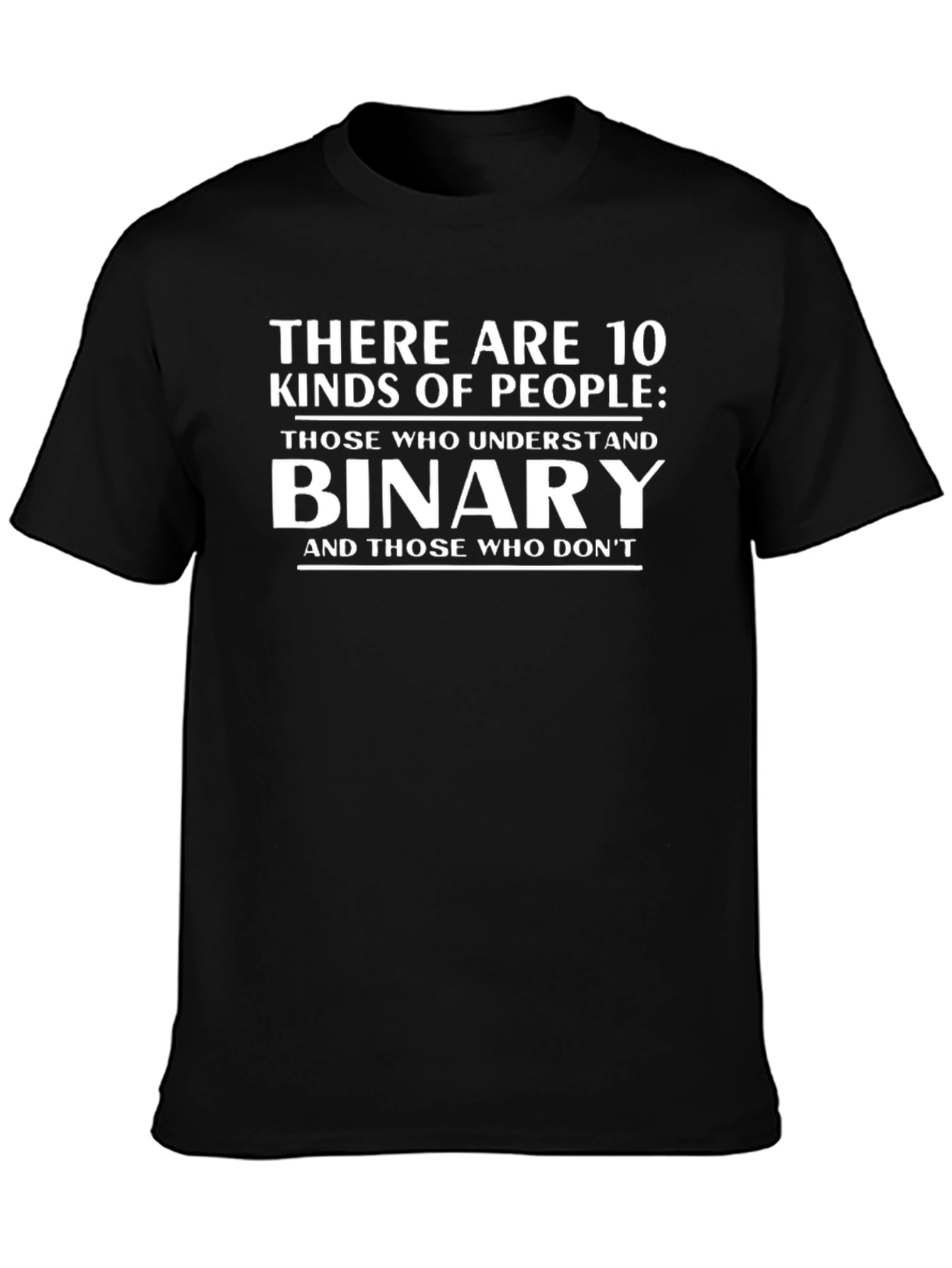 Binary Humor T-Shirt - Programmer Geek Tee