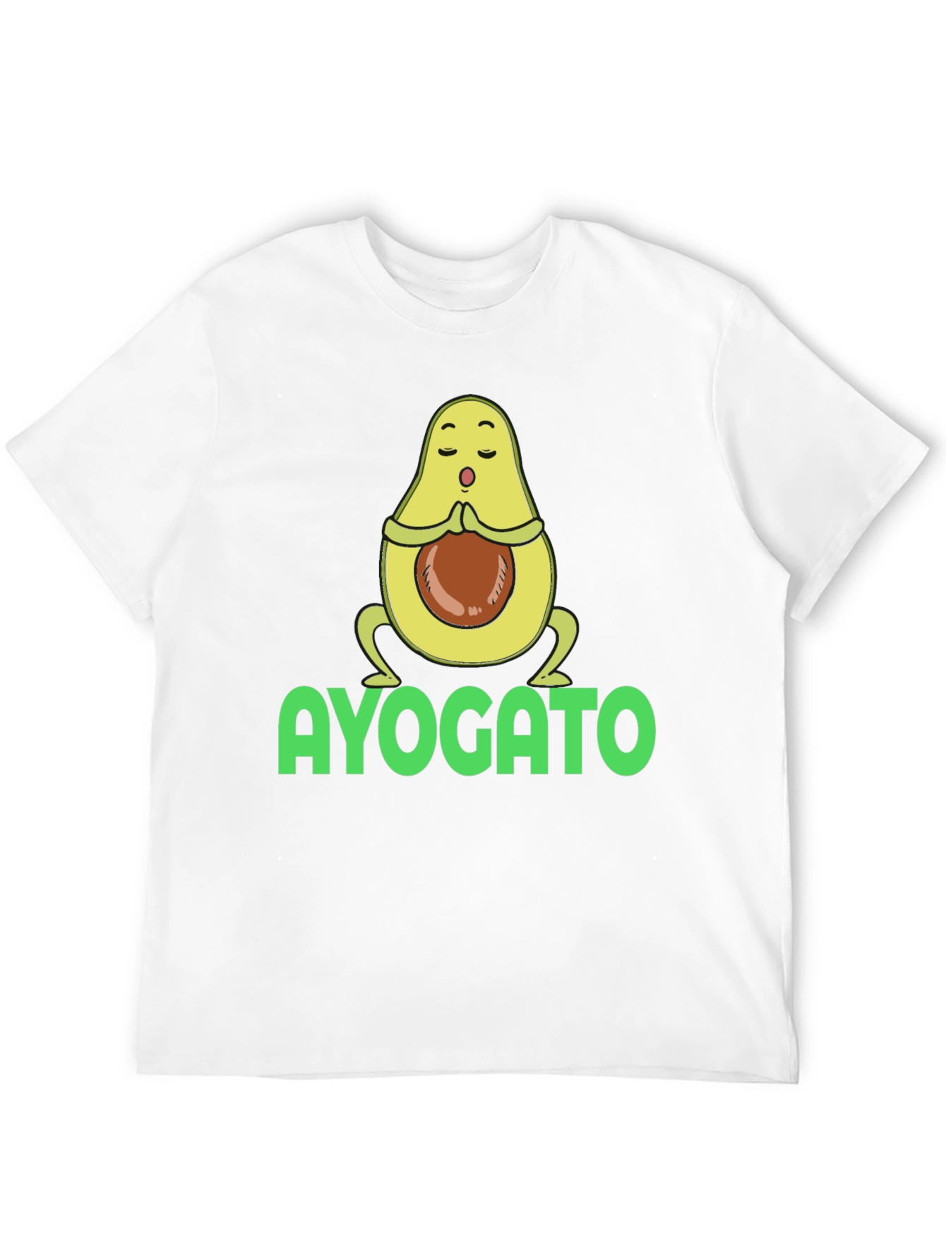 Ayogato T-Shirt - Meditating Avocado Yoga Tee