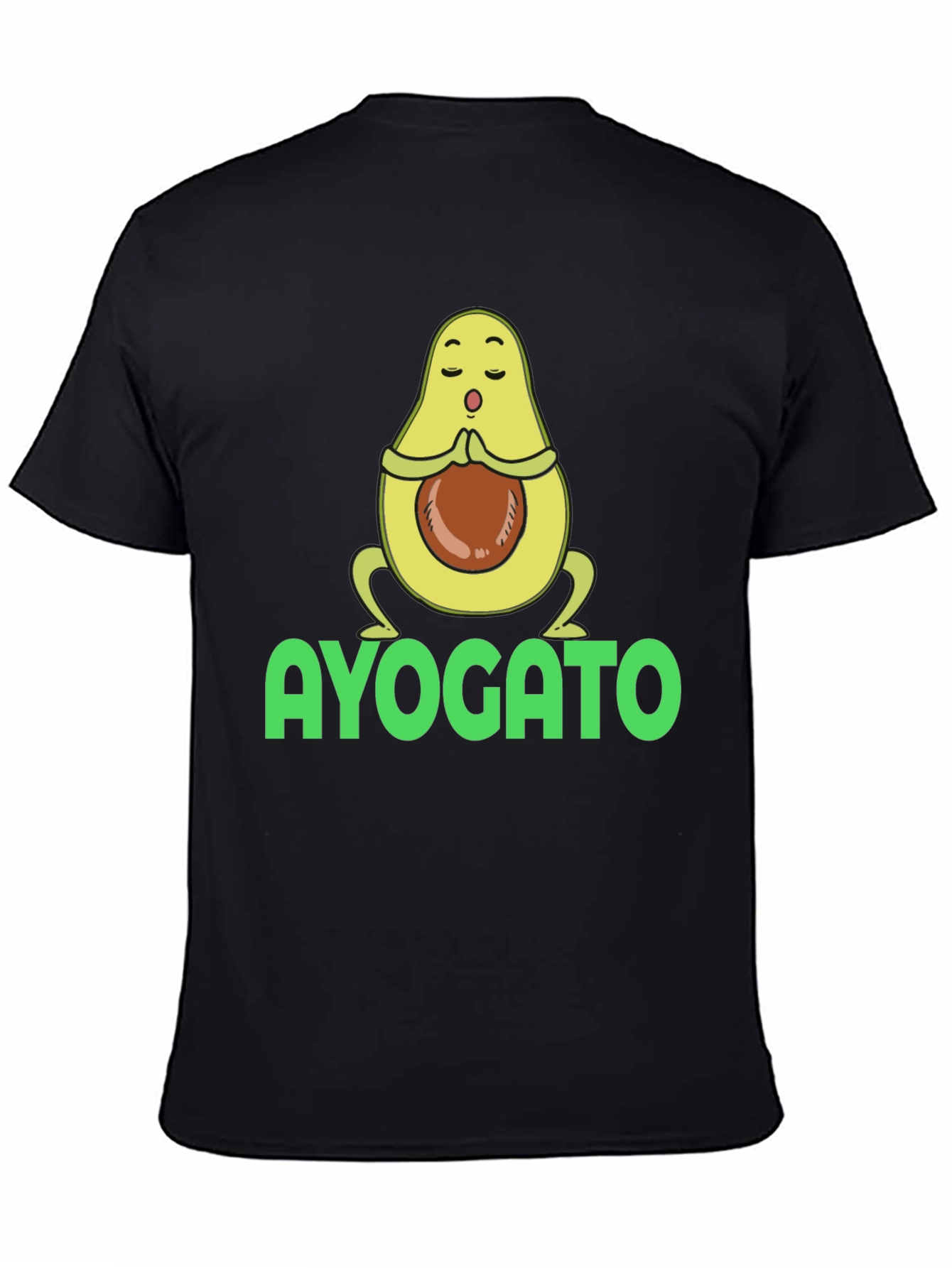 Ayogato T-Shirt - Meditating Avocado Yoga Tee