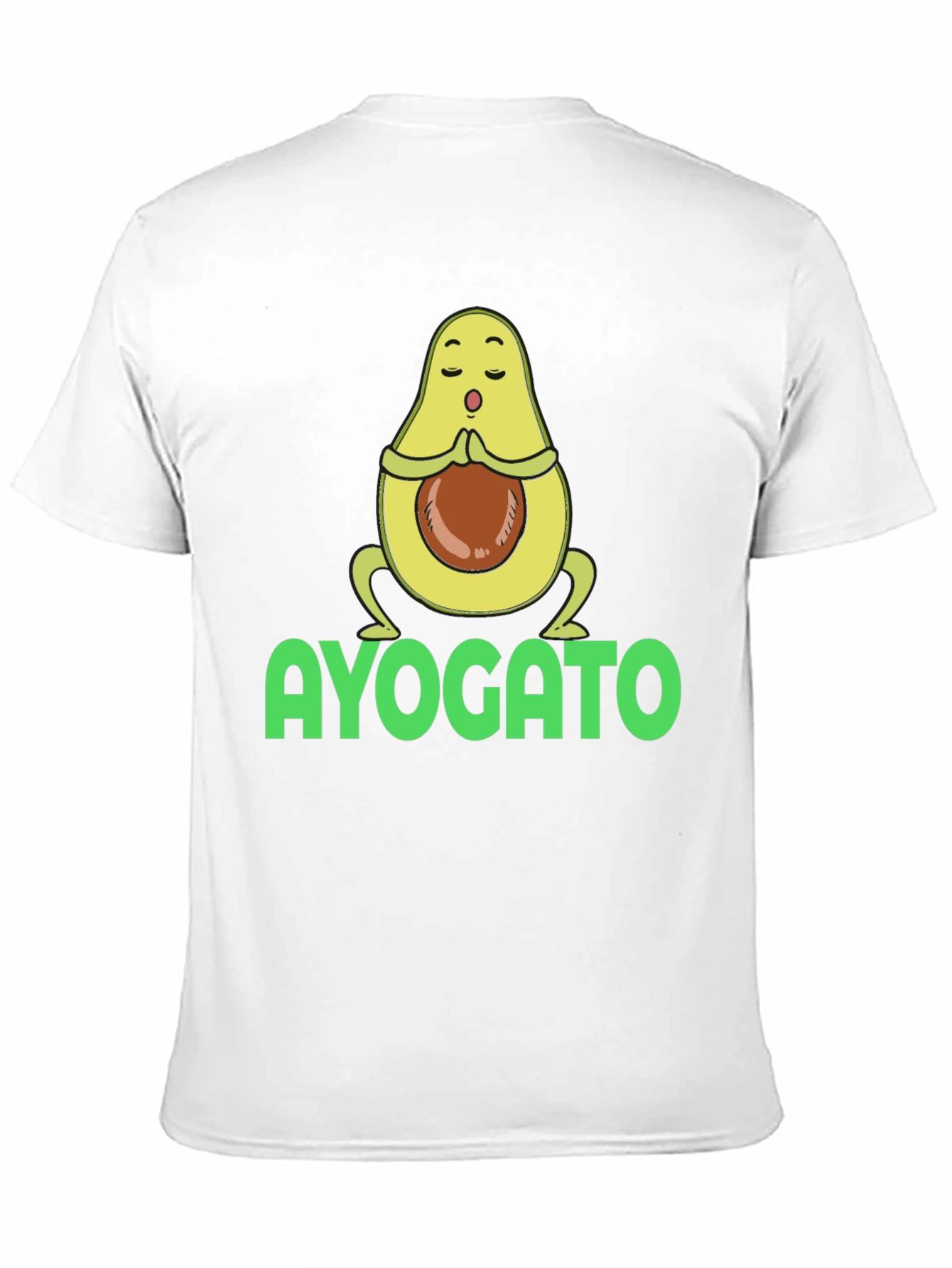 Ayogato T-Shirt - Meditating Avocado Yoga Tee
