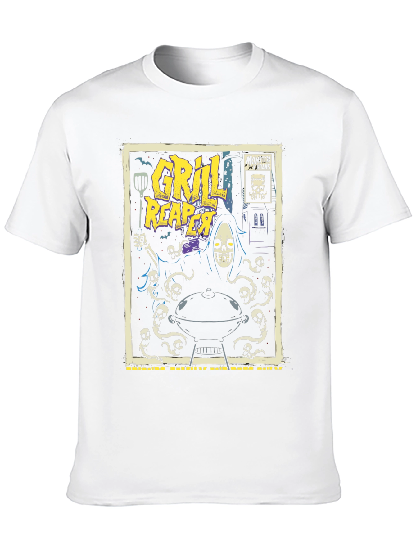 Grill Reaper T-Shirt - BBQ Humor