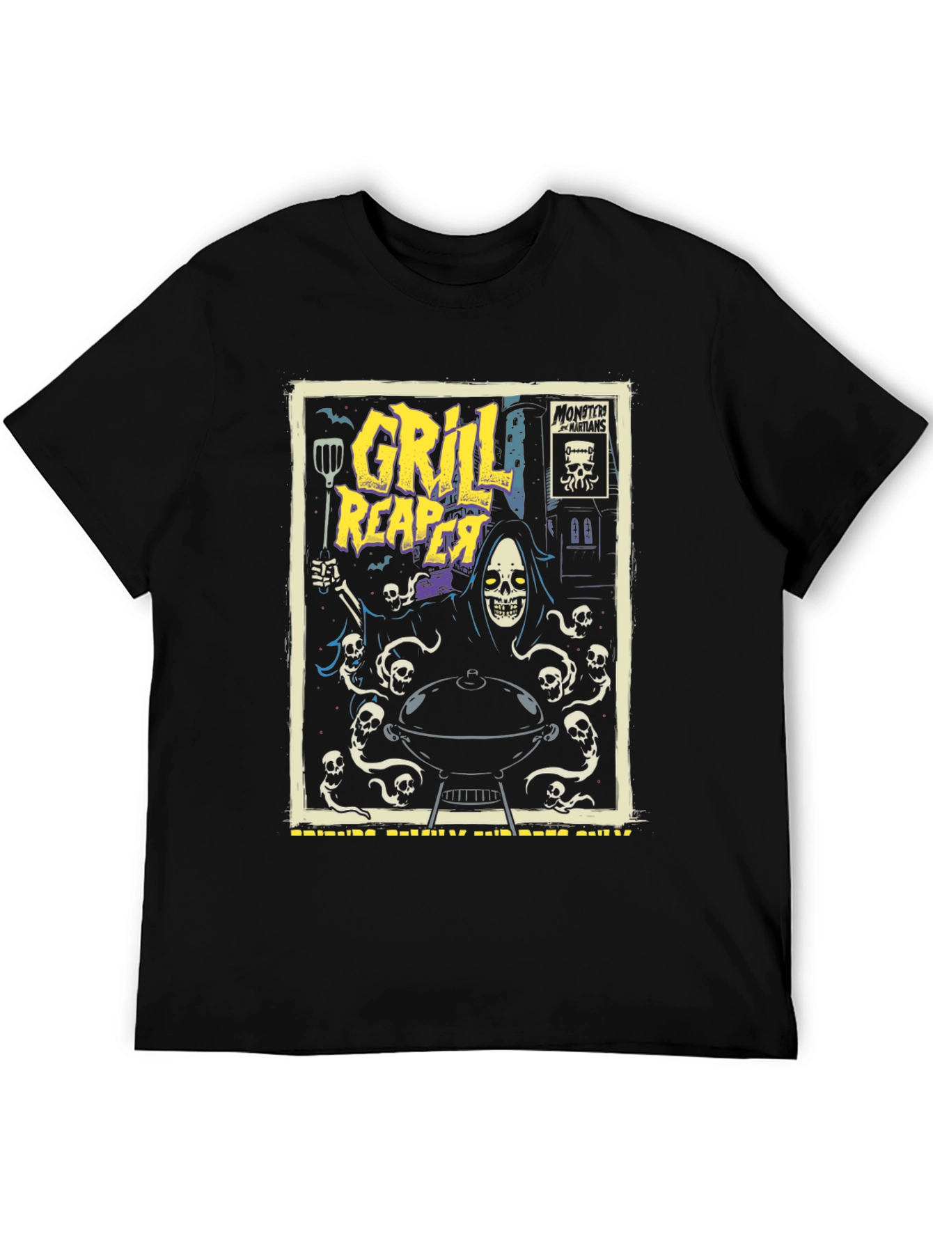 Grill Reaper T-Shirt - BBQ Humor
