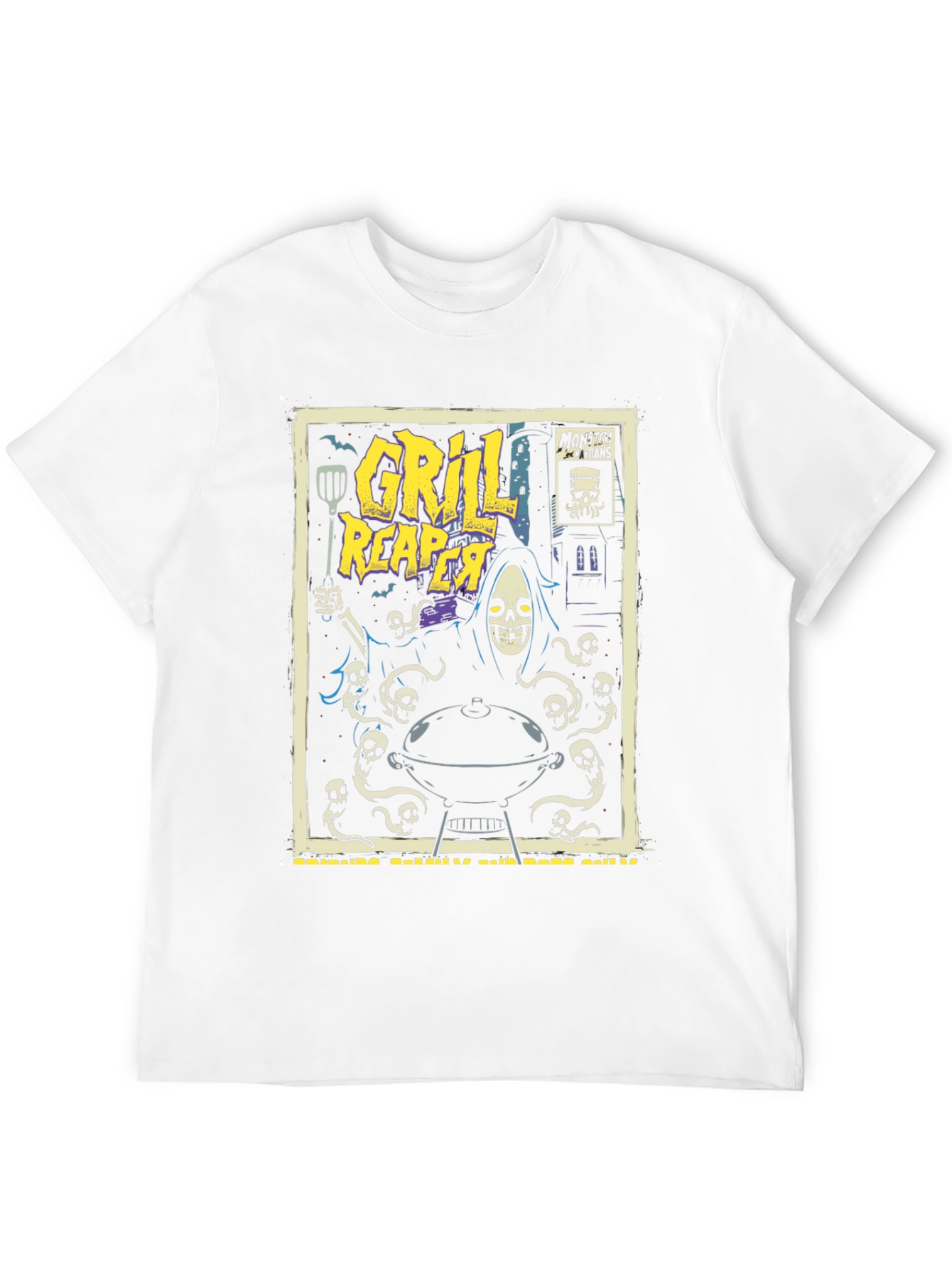 Grill Reaper T-Shirt - BBQ Humor