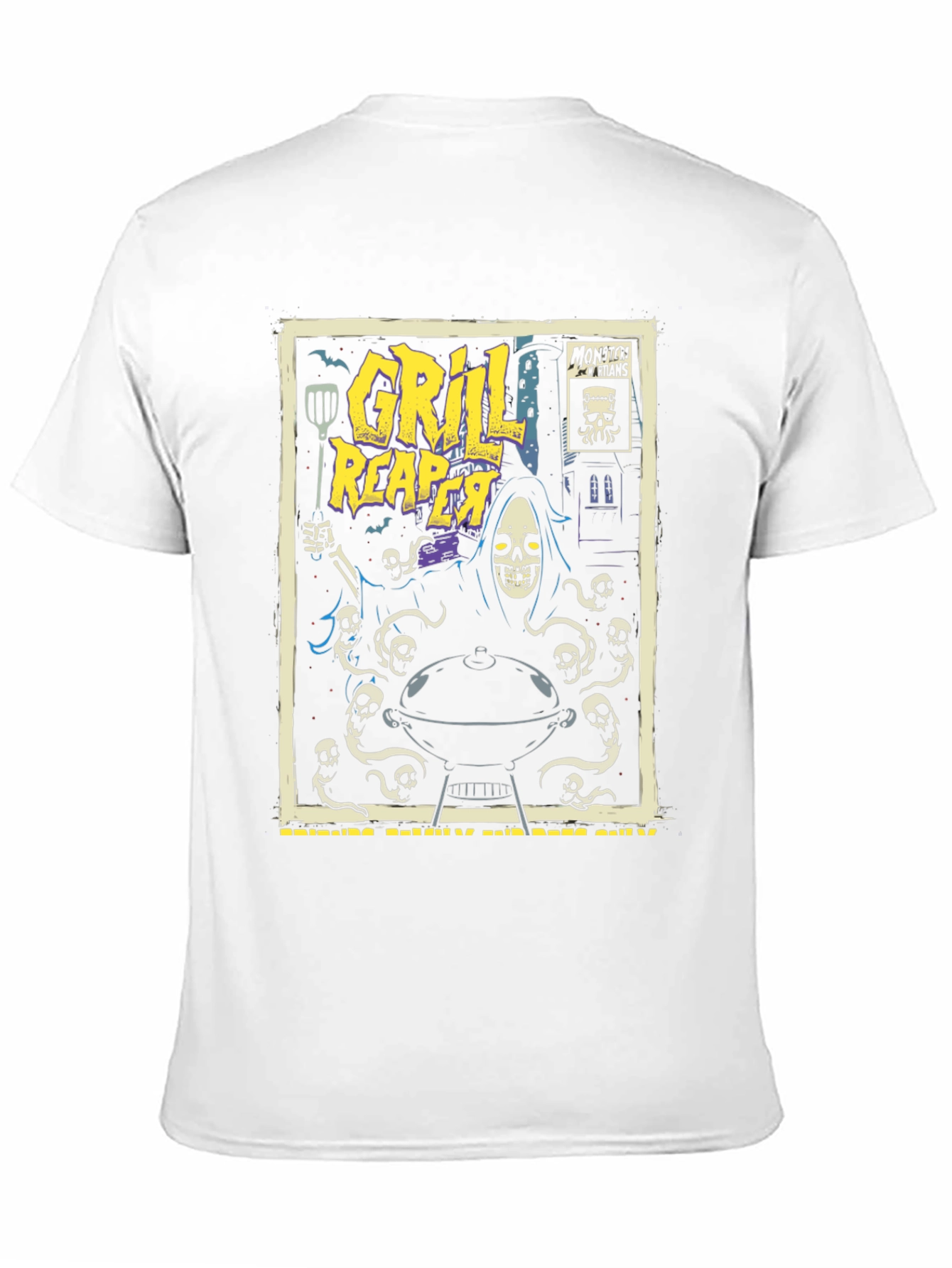 Grill Reaper T-Shirt - BBQ Humor