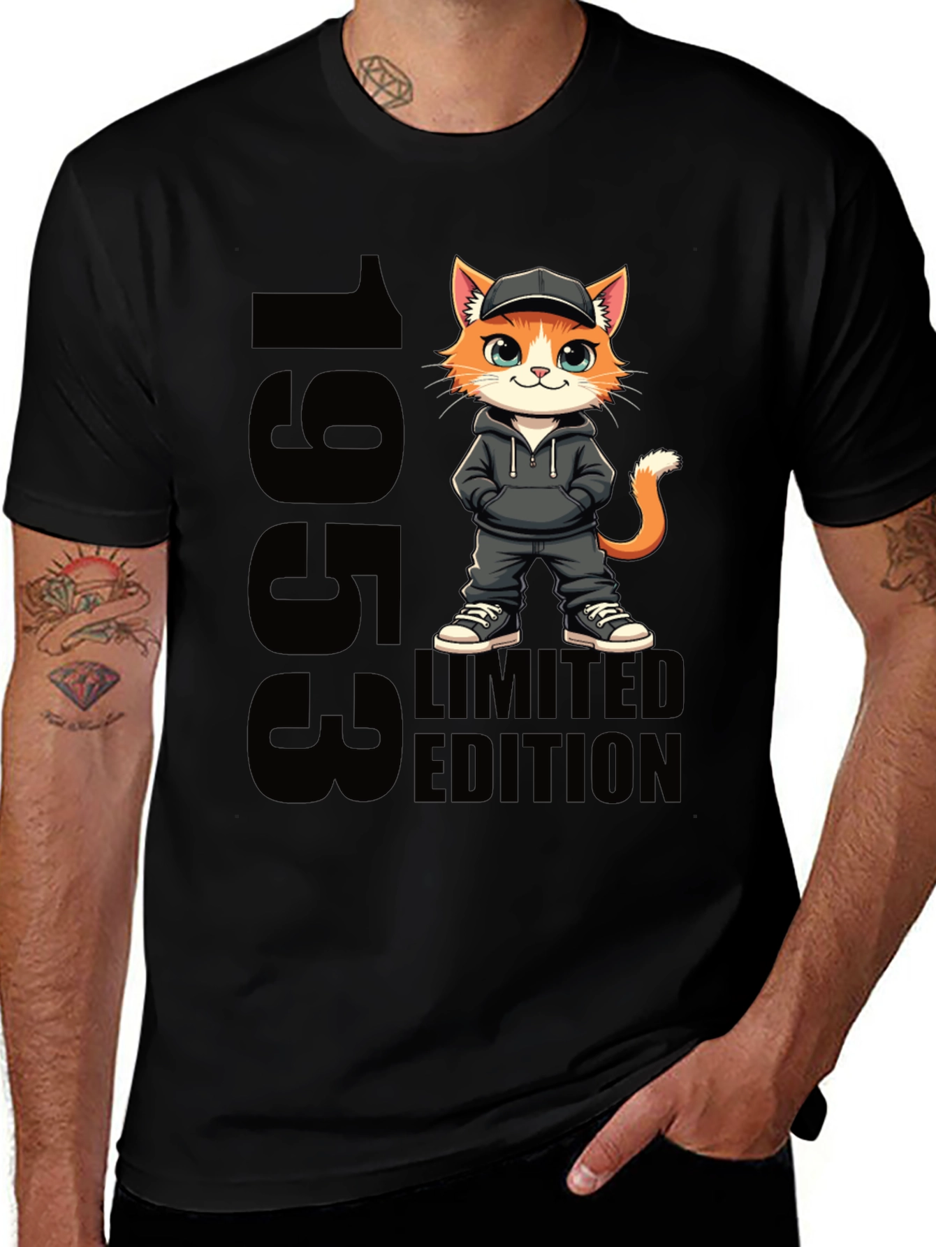 1953 Limited Edition Cat Graphic T-Shirt