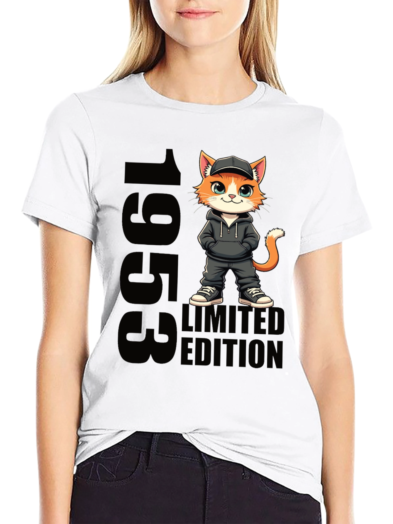 1953 Limited Edition Cat Graphic T-Shirt