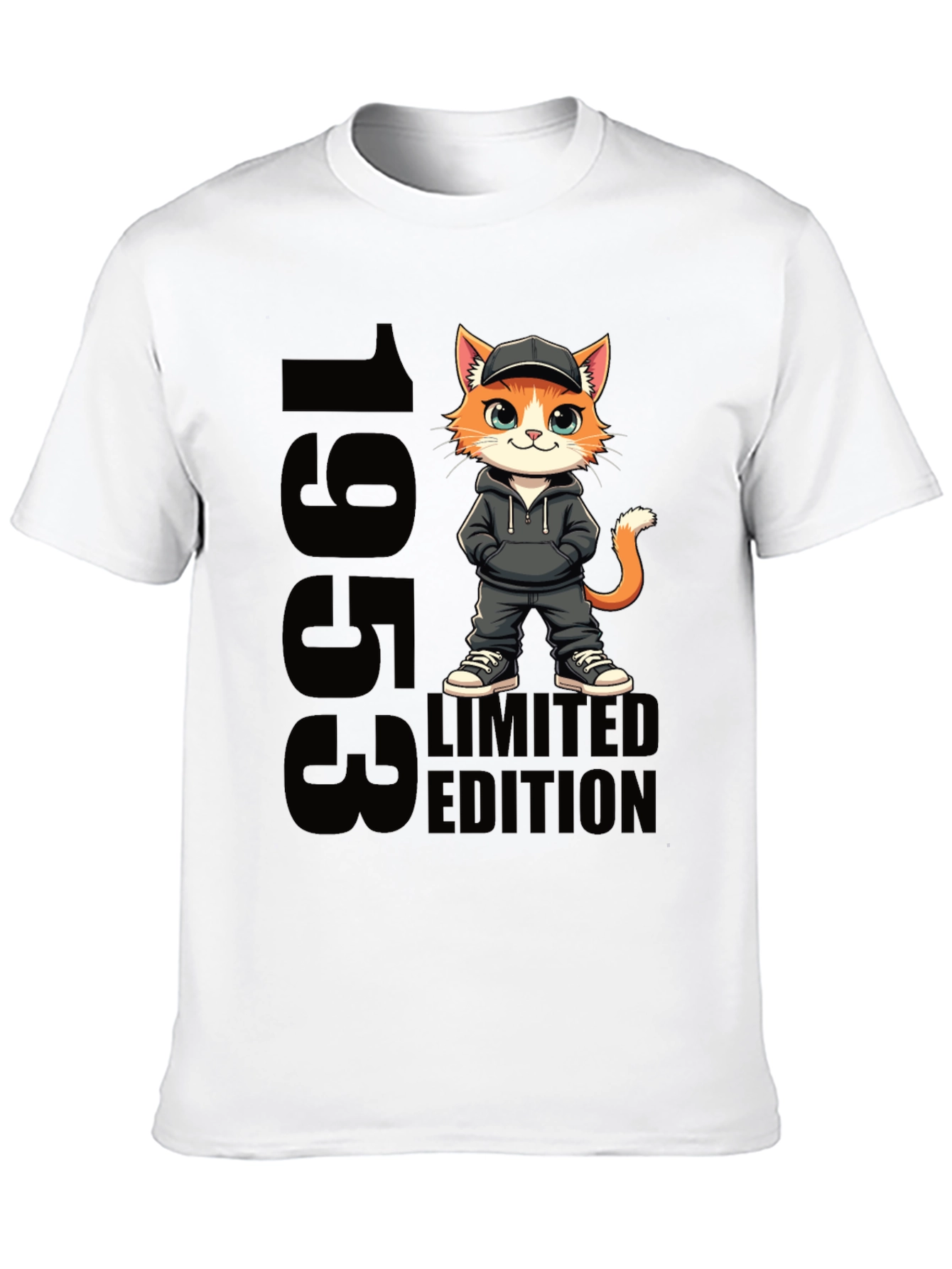 1953 Limited Edition Cat Graphic T-Shirt