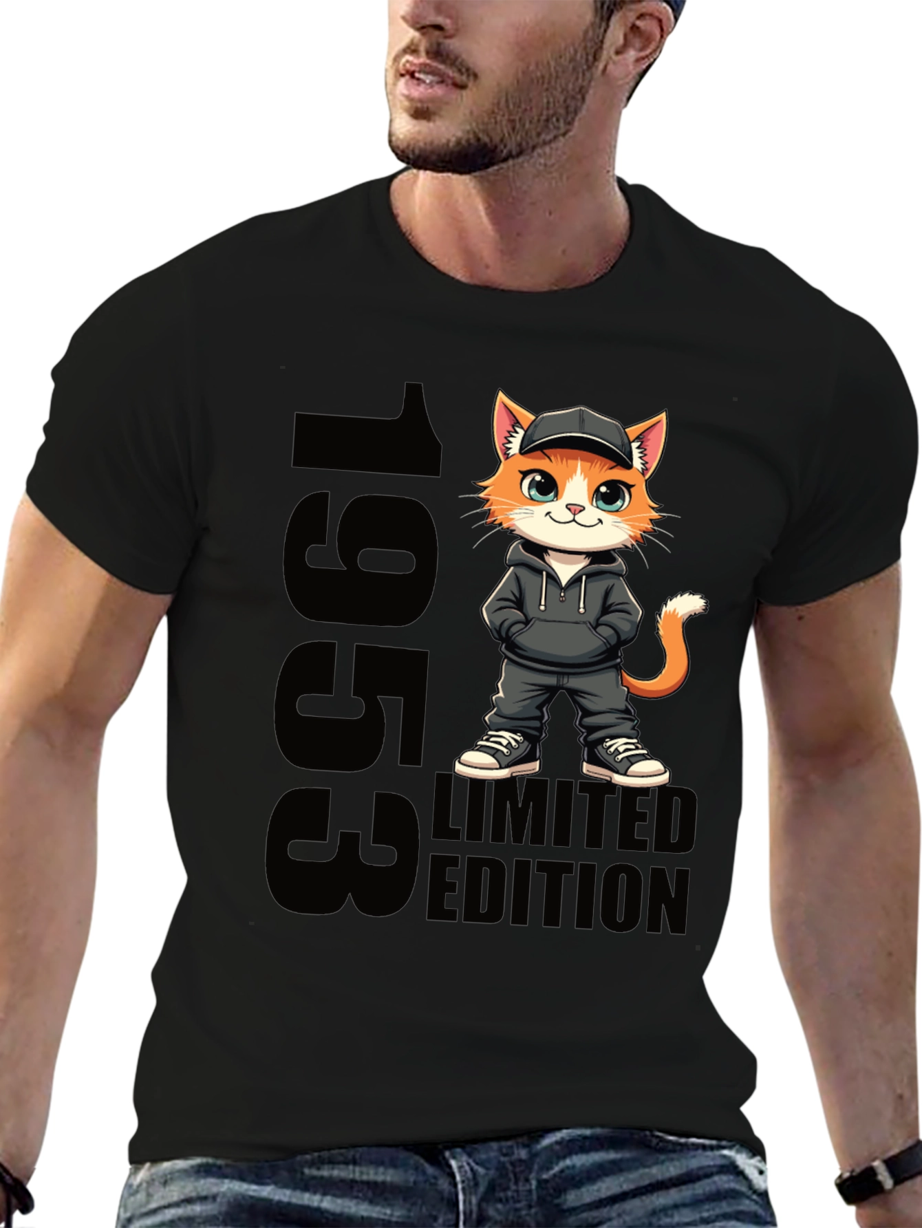 1953 Limited Edition Cat Graphic T-Shirt