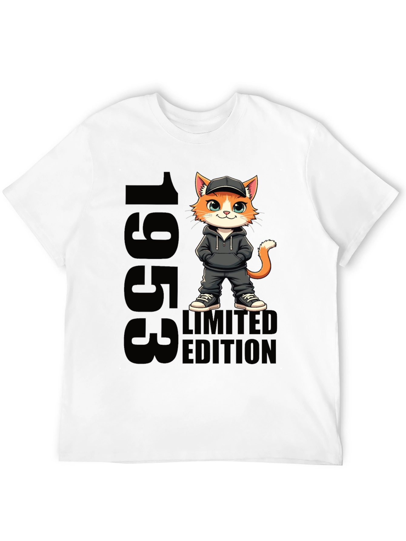 1953 Limited Edition Cat Graphic T-Shirt